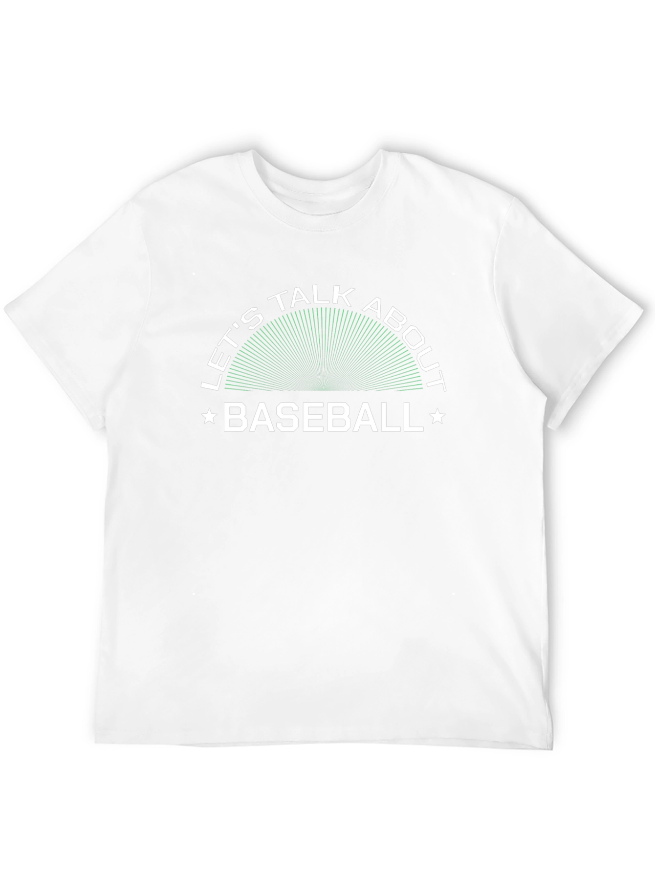 Lets Talk About Baseball Graphic T-Shirt