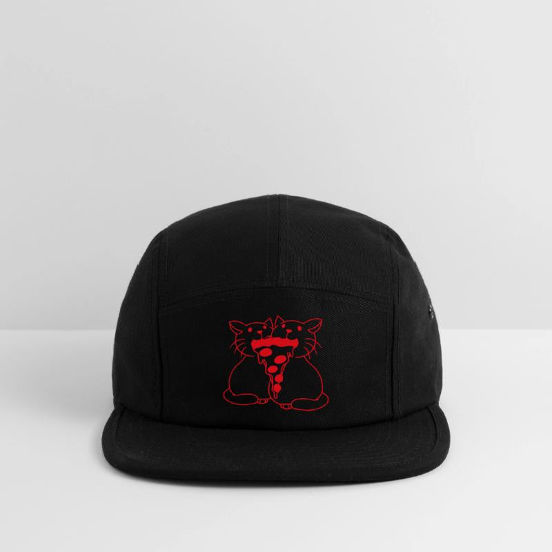 2 Cats Food Salami Pizza Fast Food Fun Hunger Team