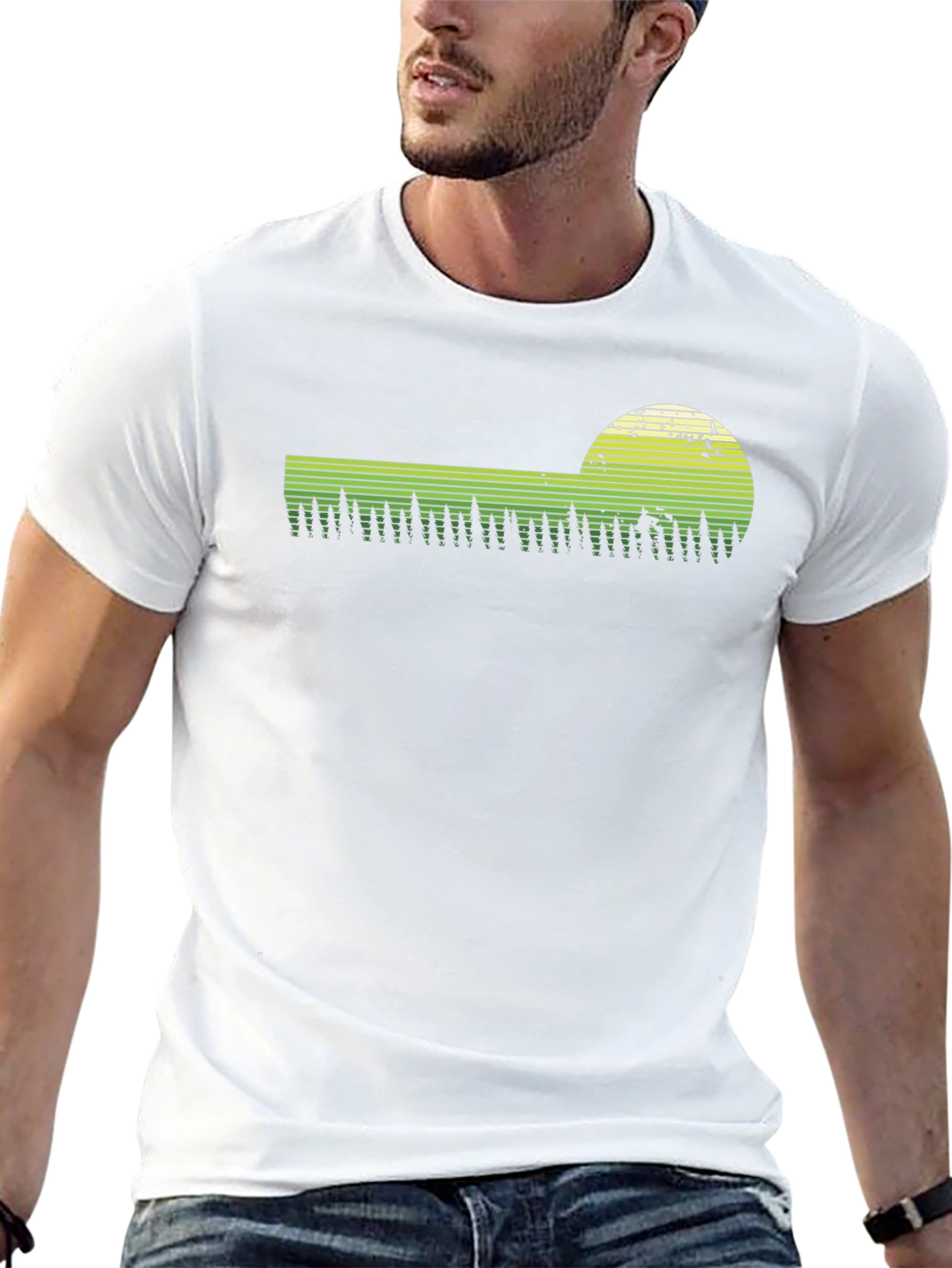 Nature Scene Graphic T-Shirt