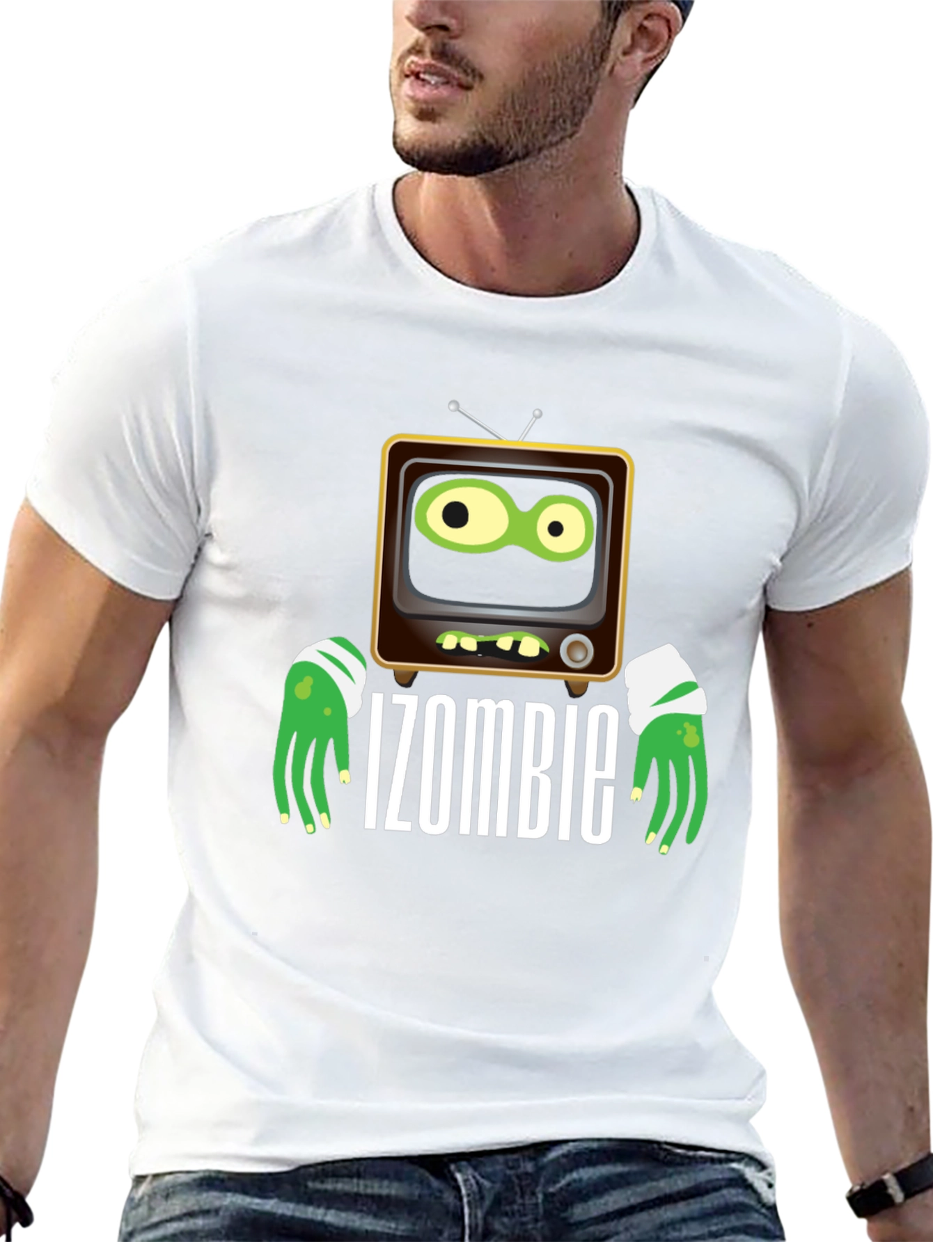 IZombie Retro TV Graphic Black T-Shirt