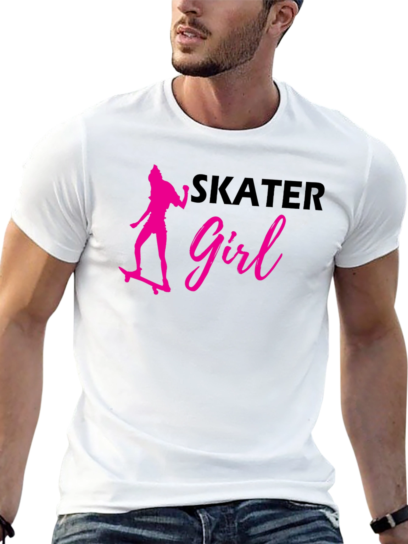 Skater Girl Graphic T-Shirt
