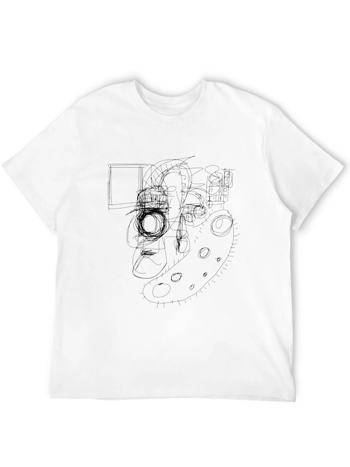 Plain Black Crew Neck Mens T-Shirt