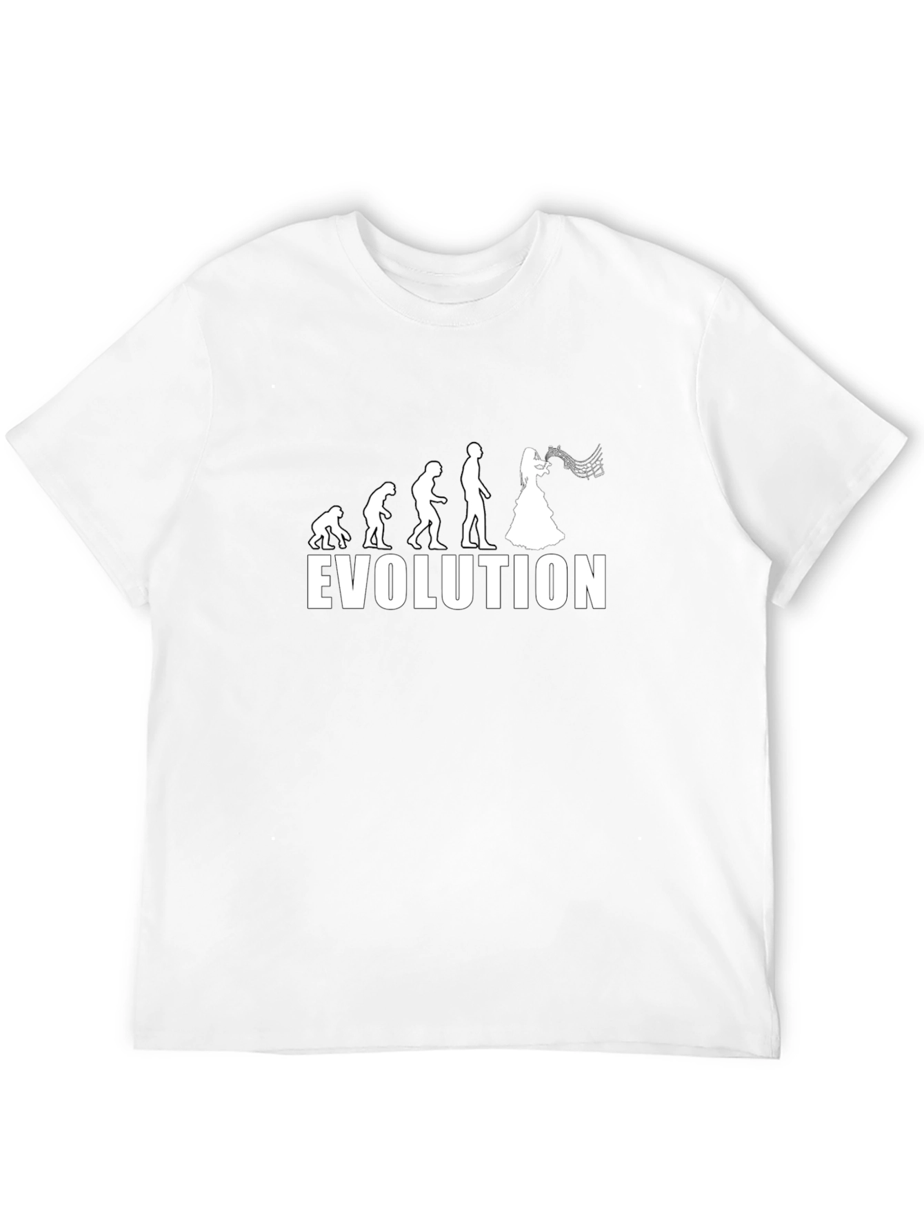 Evolution of Music T-Shirt - Black Cotton Tee
