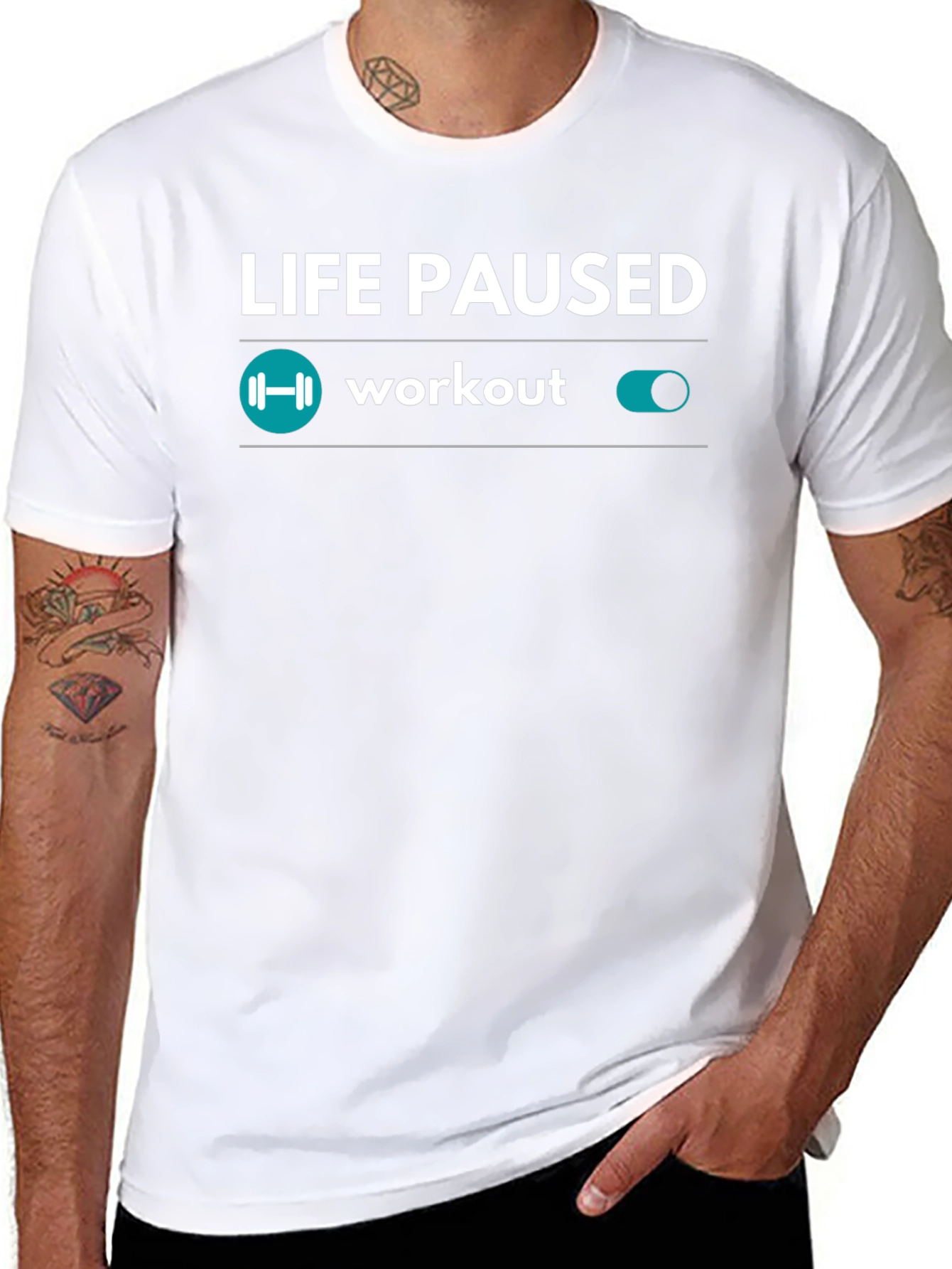 Life Paused Workout Mode Activated T-Shirt