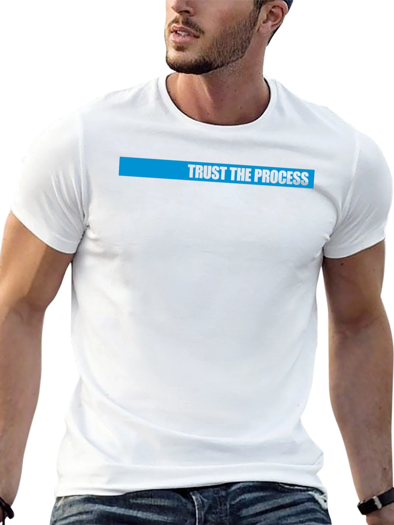 Trust the Process Graphic Tee - Black