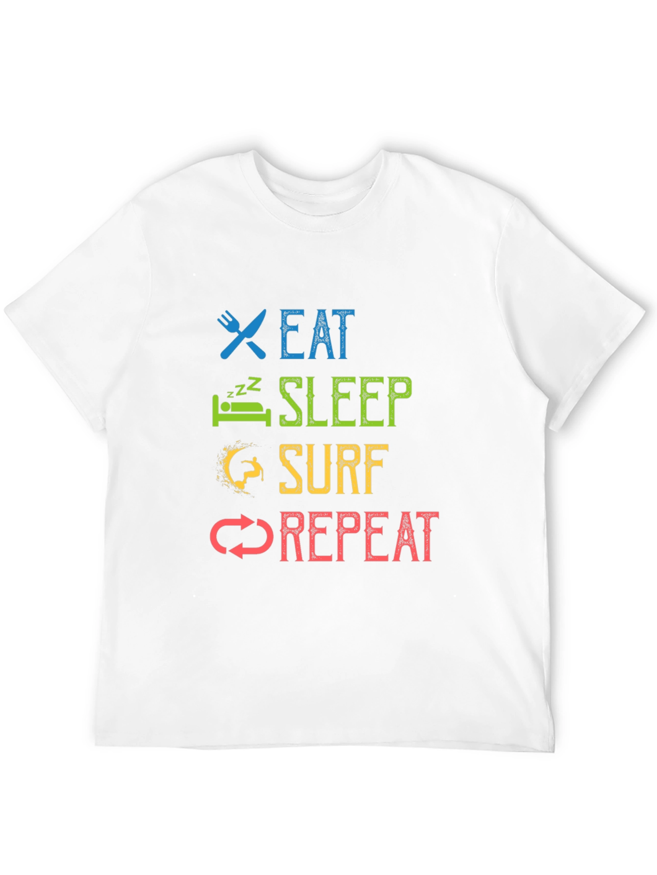 Eat Sleep Surf Repeat T-Shirt