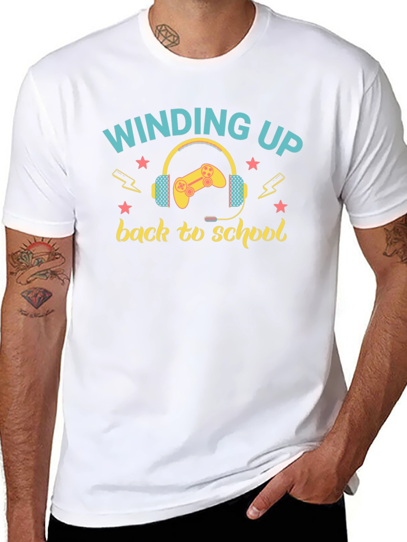 Winding Up Back to School Gamer T-Shirt