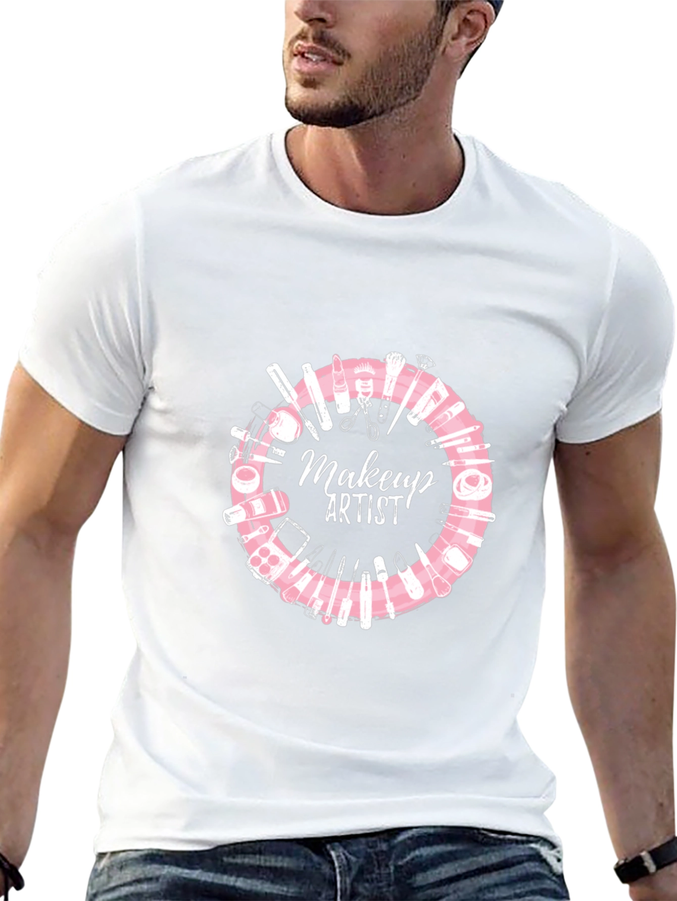 Makeup Artist Graphic Tee - Stylish & Comfortable