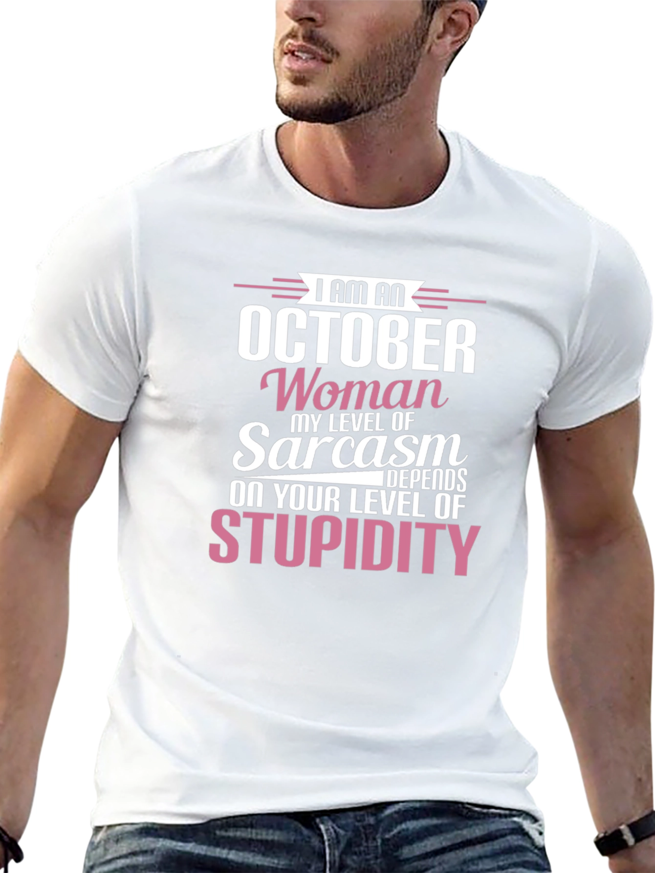 October Woman Sarcasm Level T-Shirt