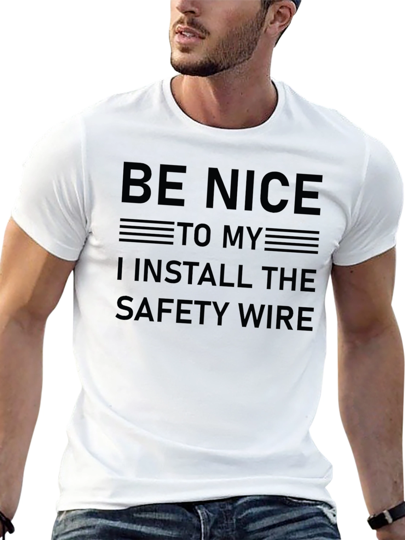 Funny Safety Wire Installer T-Shirt