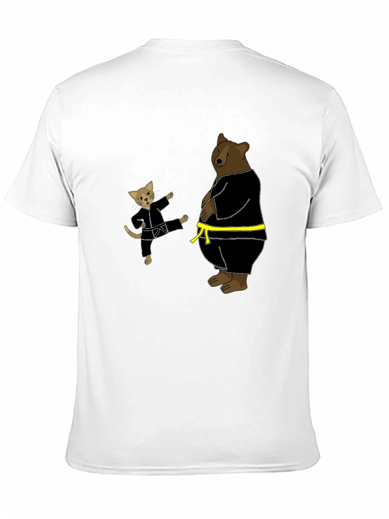 Karate Cat & Bear T-Shirt