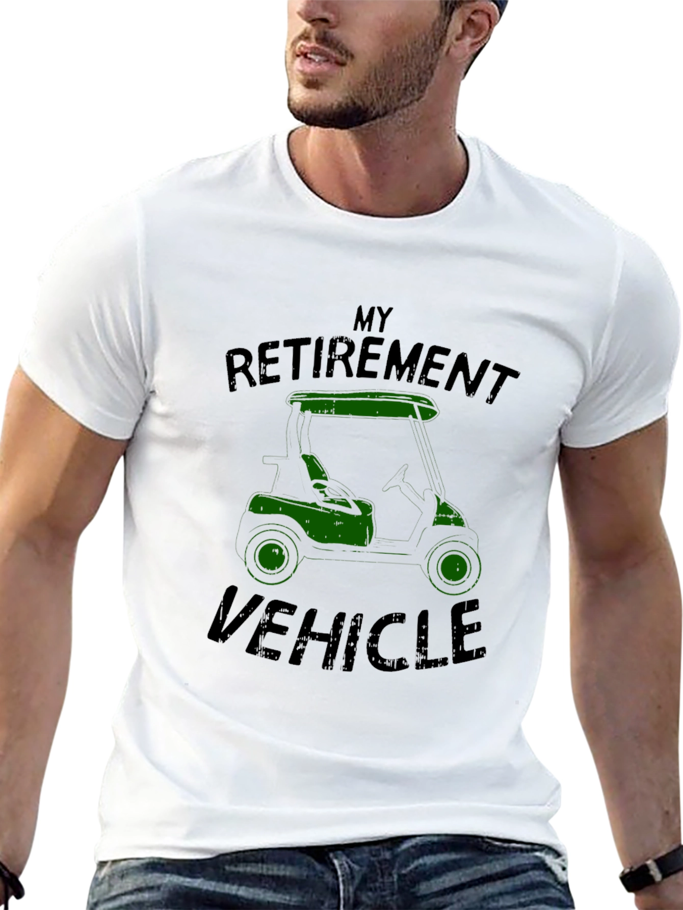 Retirement Vehicle Golf Cart T-Shirt