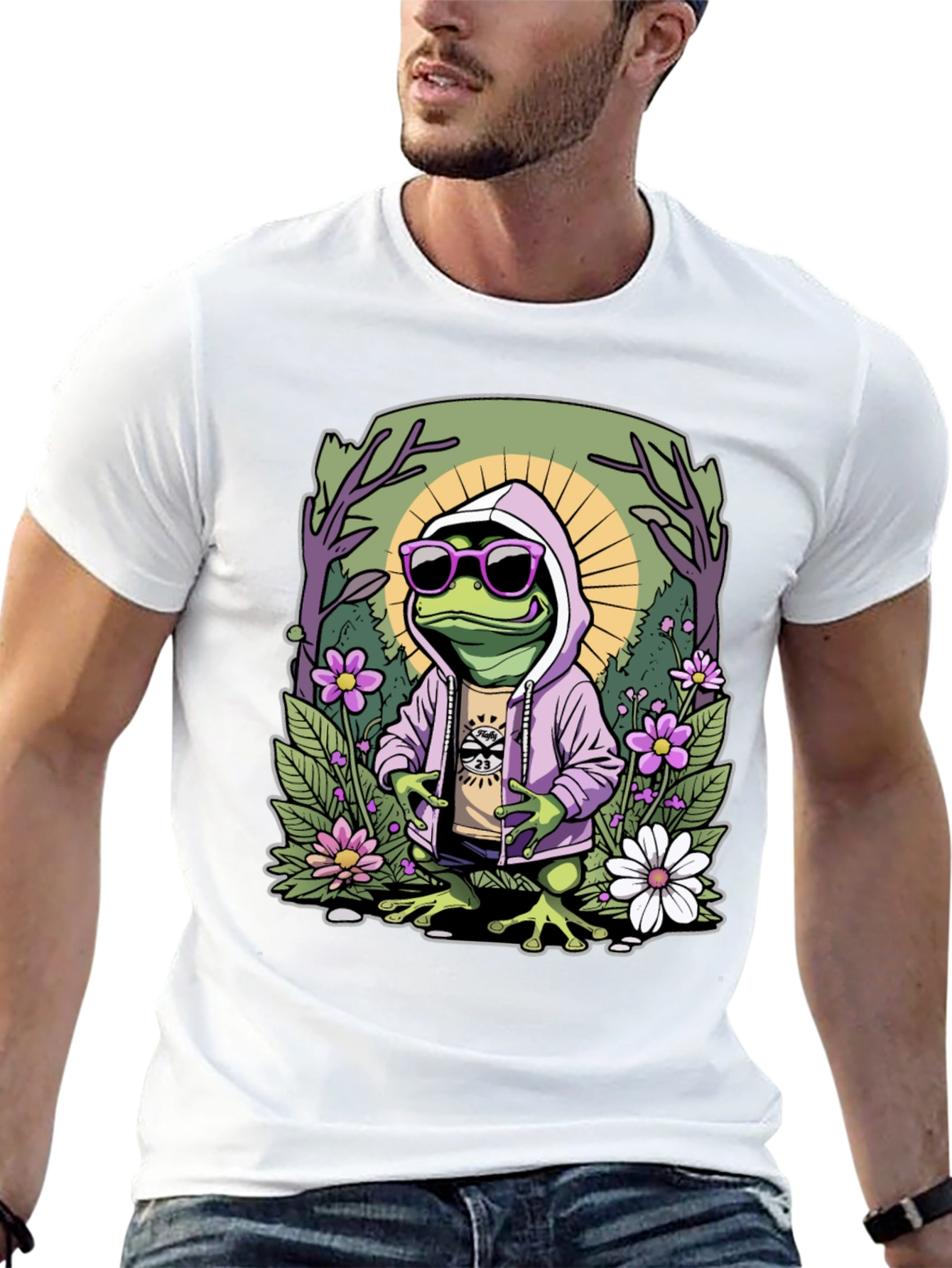 Cool Frog Graphic Tee