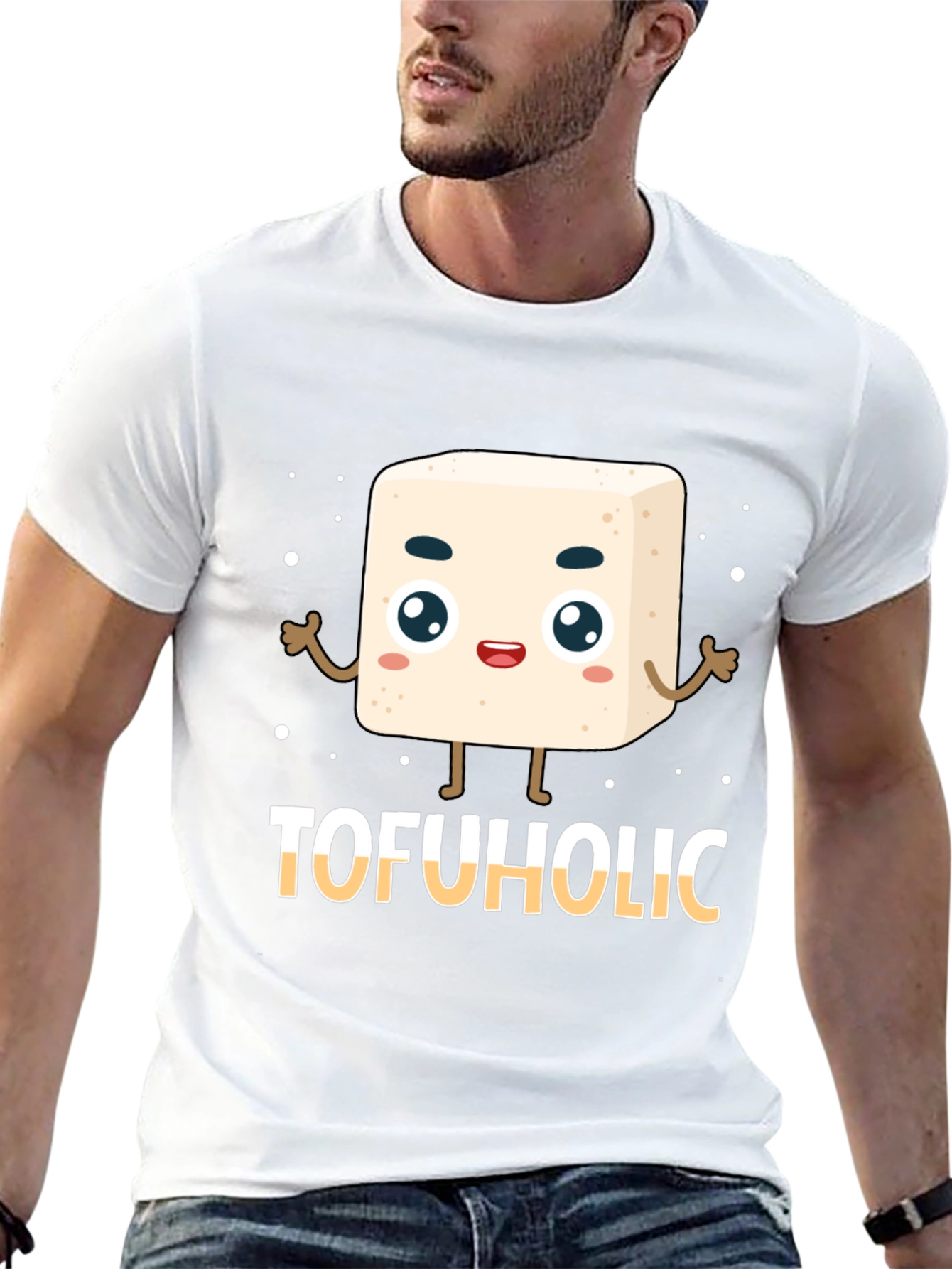 Tofuholic Graphic Tee - Vegan Tofu Lover Shirt