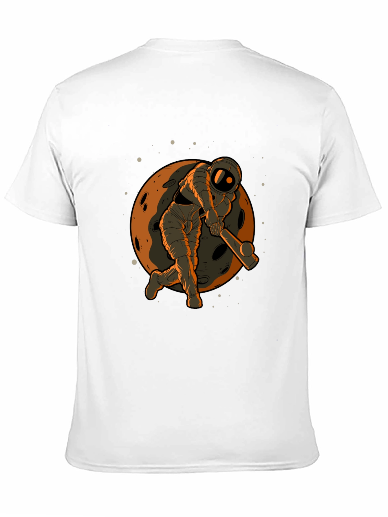 Astronaut Cricket Graphic Tee - Black