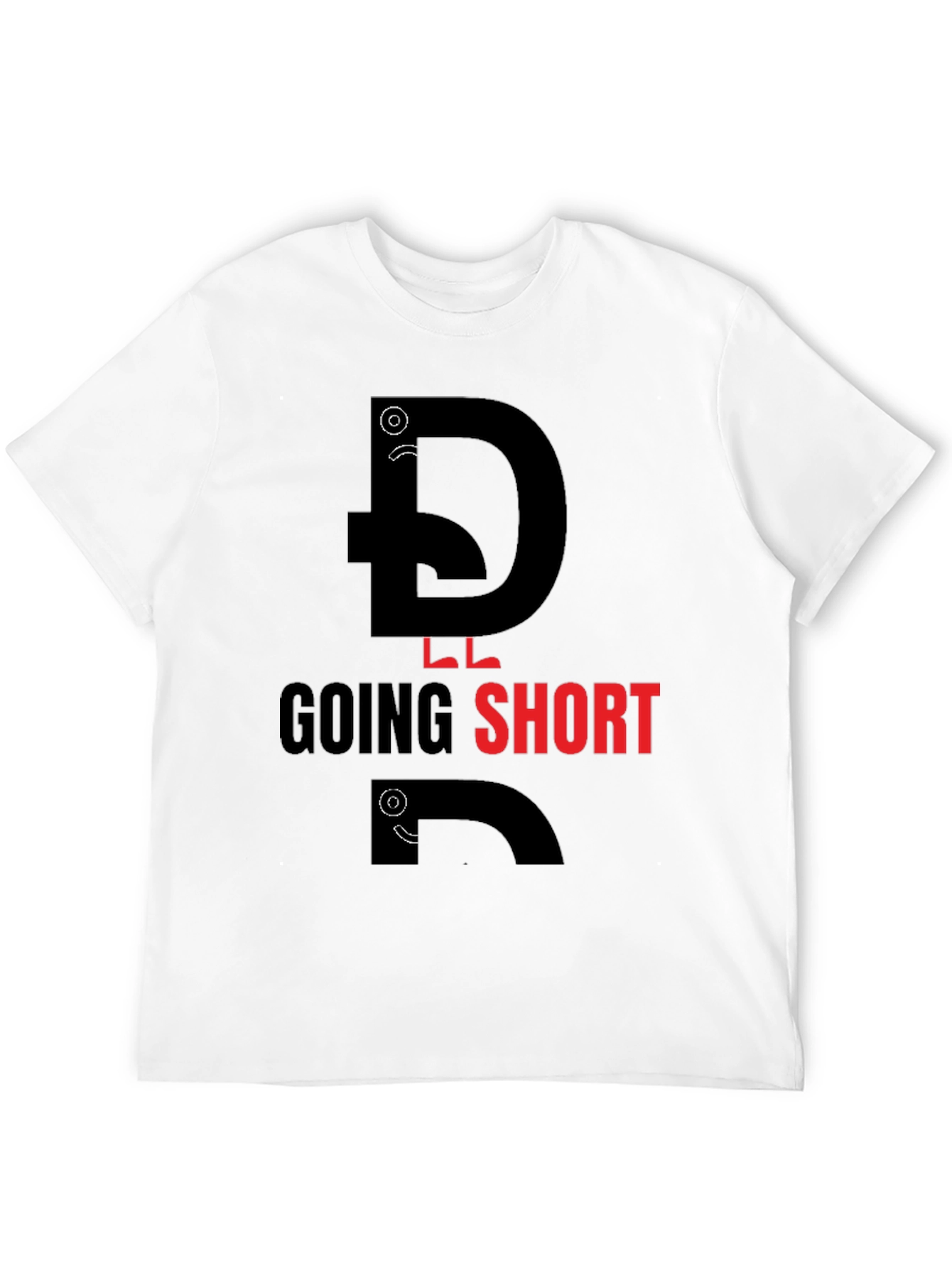 Going Short Black Graphic Tee