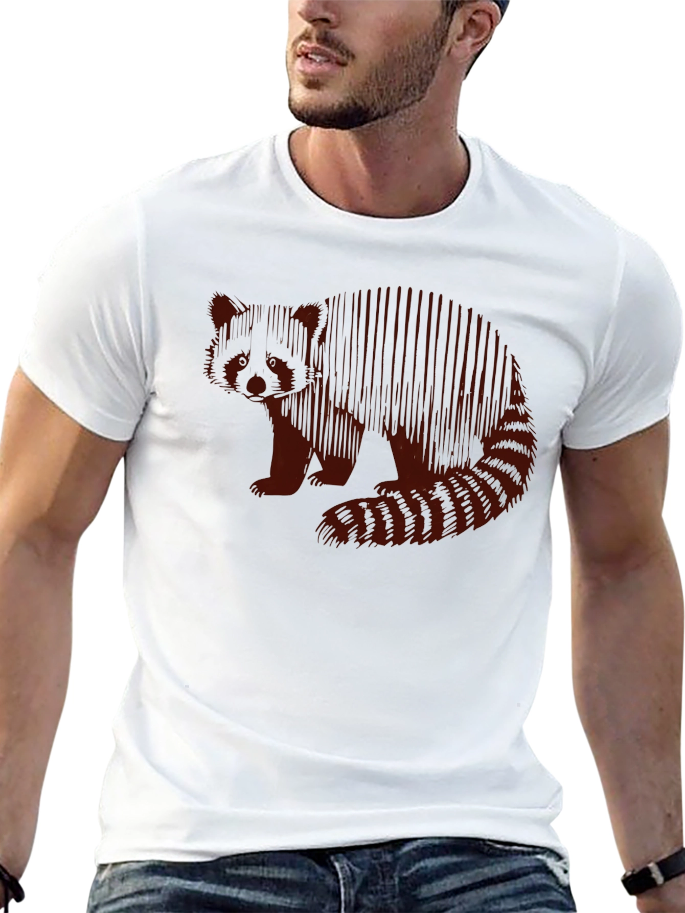 Red Panda Graphic Tee - Casual Style