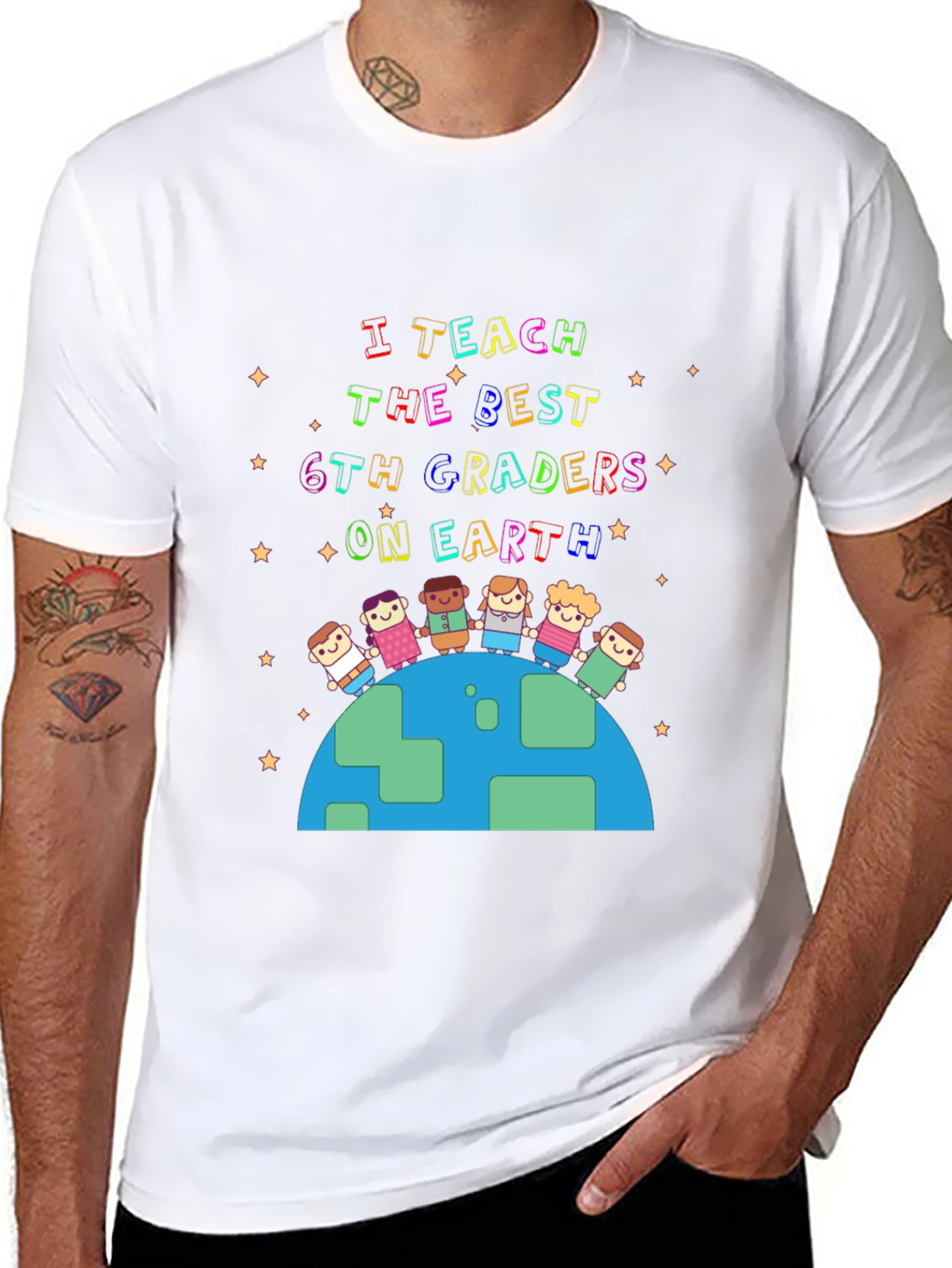 I Teach the Best 6th Graders On Earth T-Shirt
