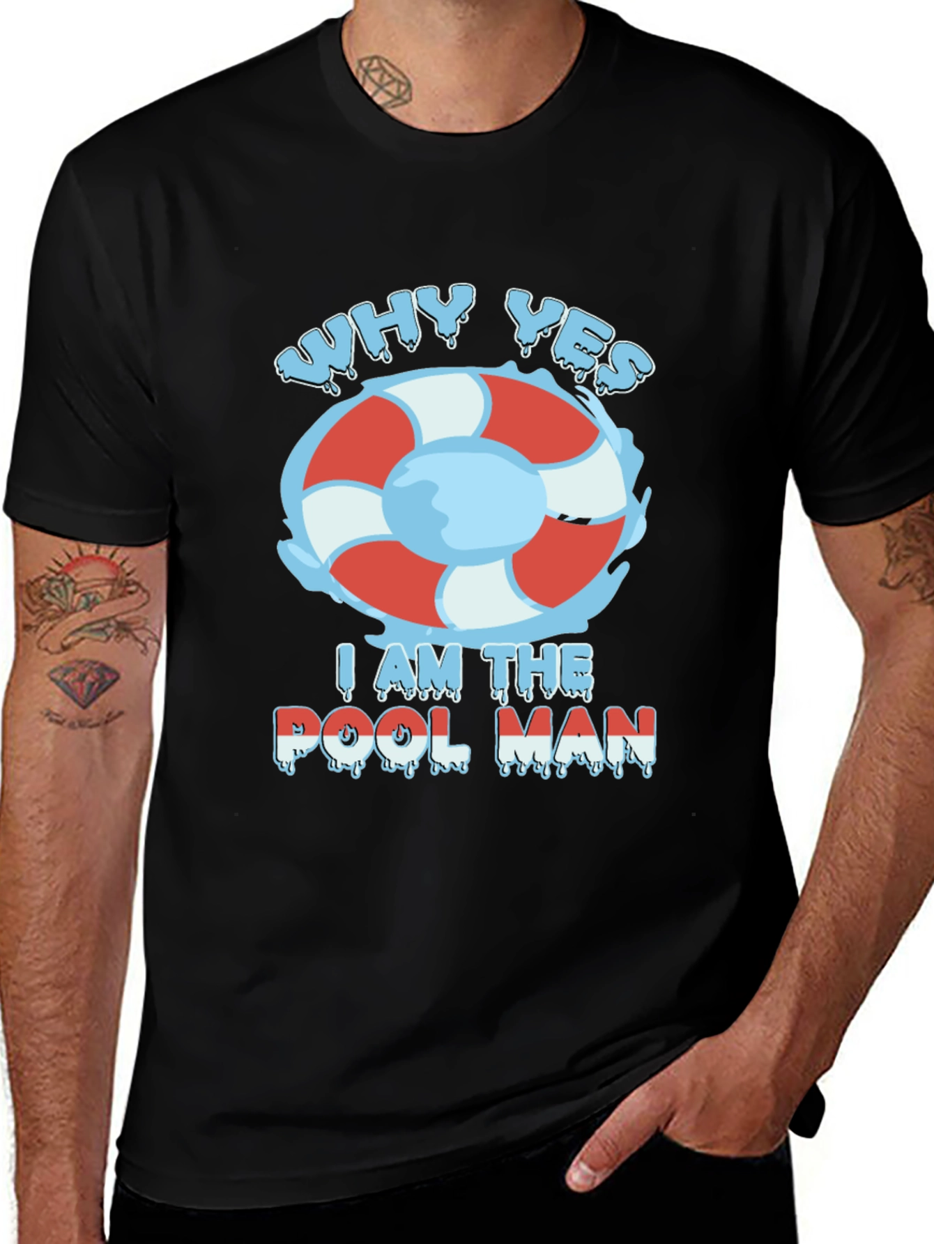 Pool Man Graphic Tee - Summer Ready!