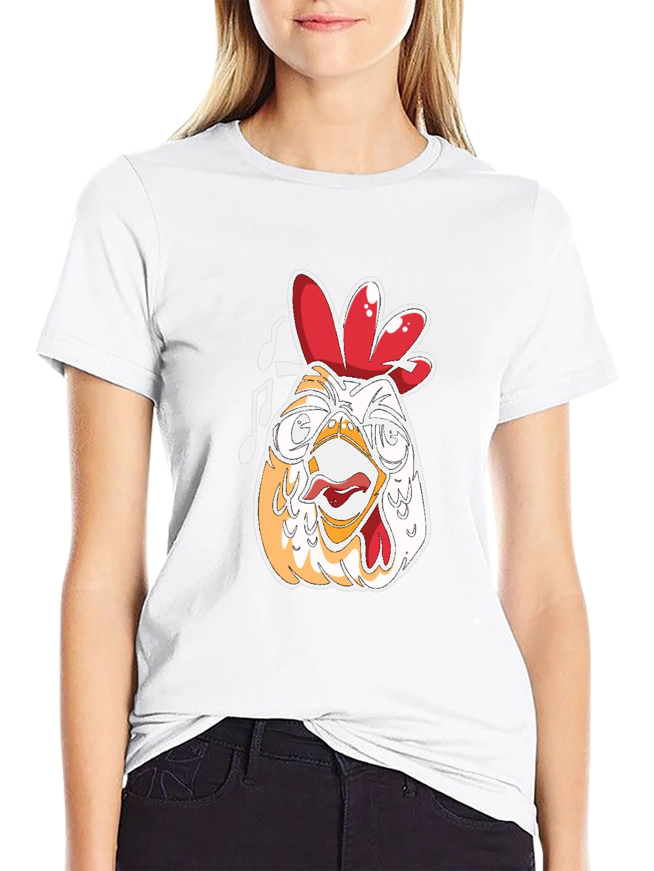 Singing Chicken Graphic Tee