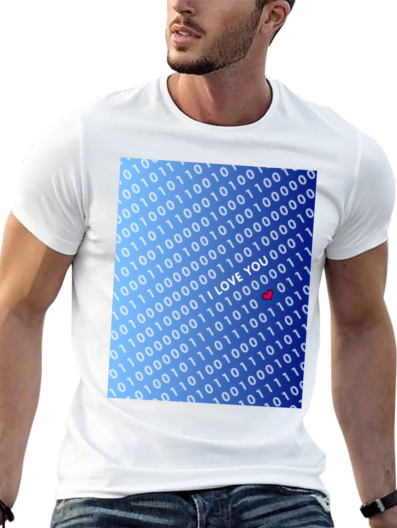 Binary Love T-Shirt - Programmer Gift
