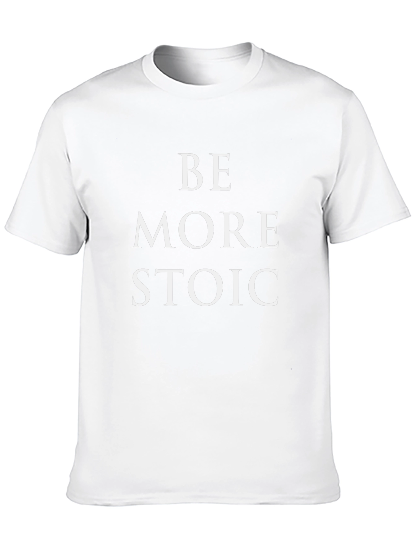 Be More Stoic Graphic Tee - Black