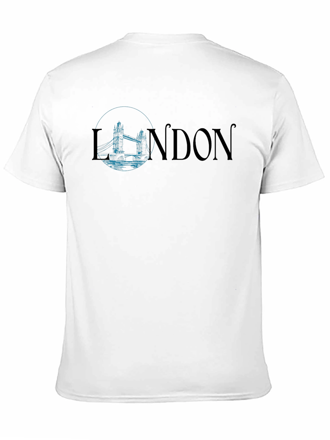London Bridge Graphic Print Crew Neck Tee