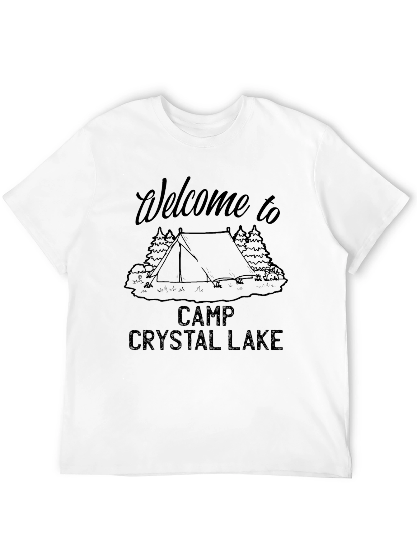 Camp Crystal Lake Graphic Tee - Black