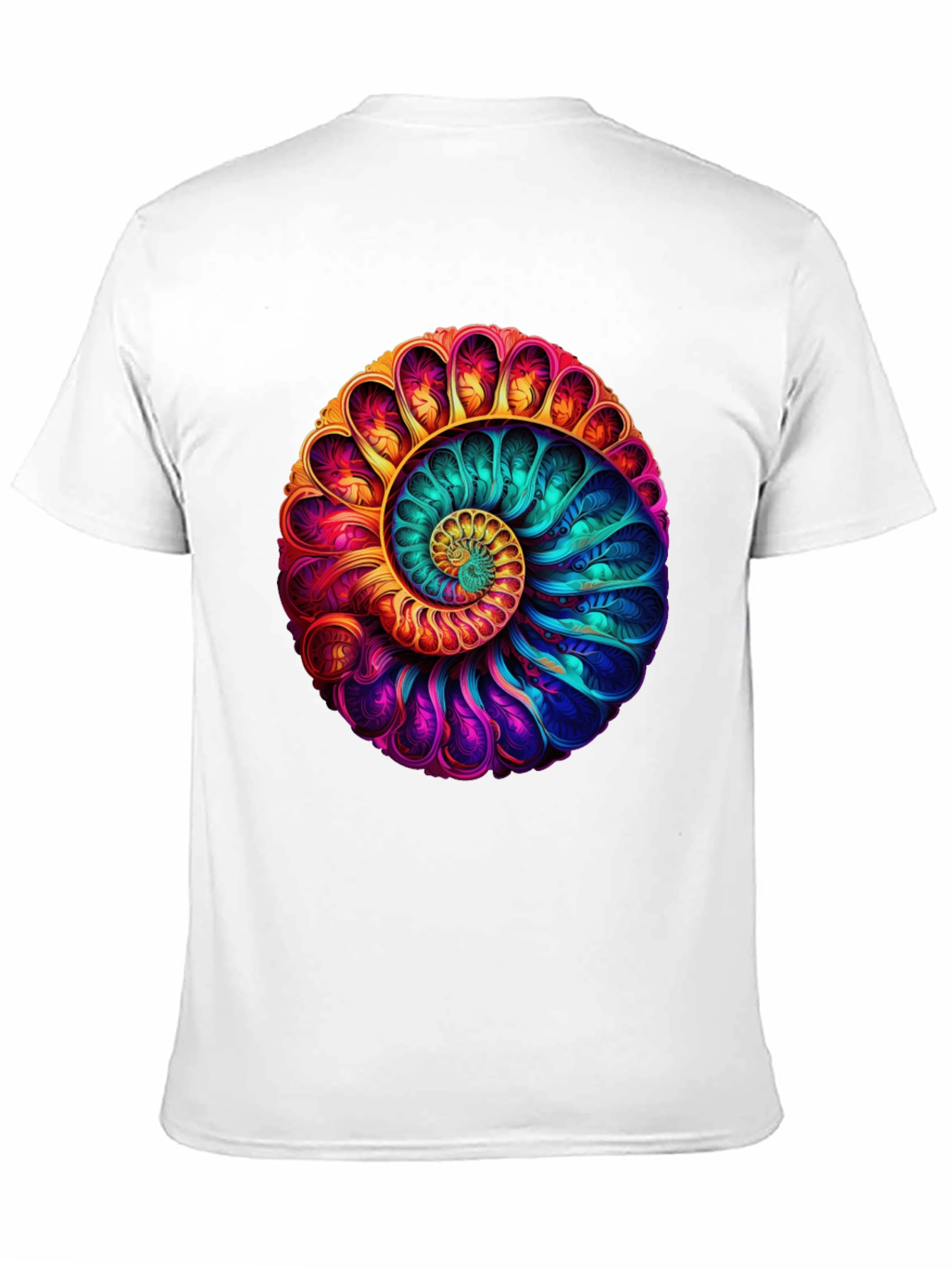 Psychedelic Spiral T-Shirt - Vibrant Abstract Graphic Tee