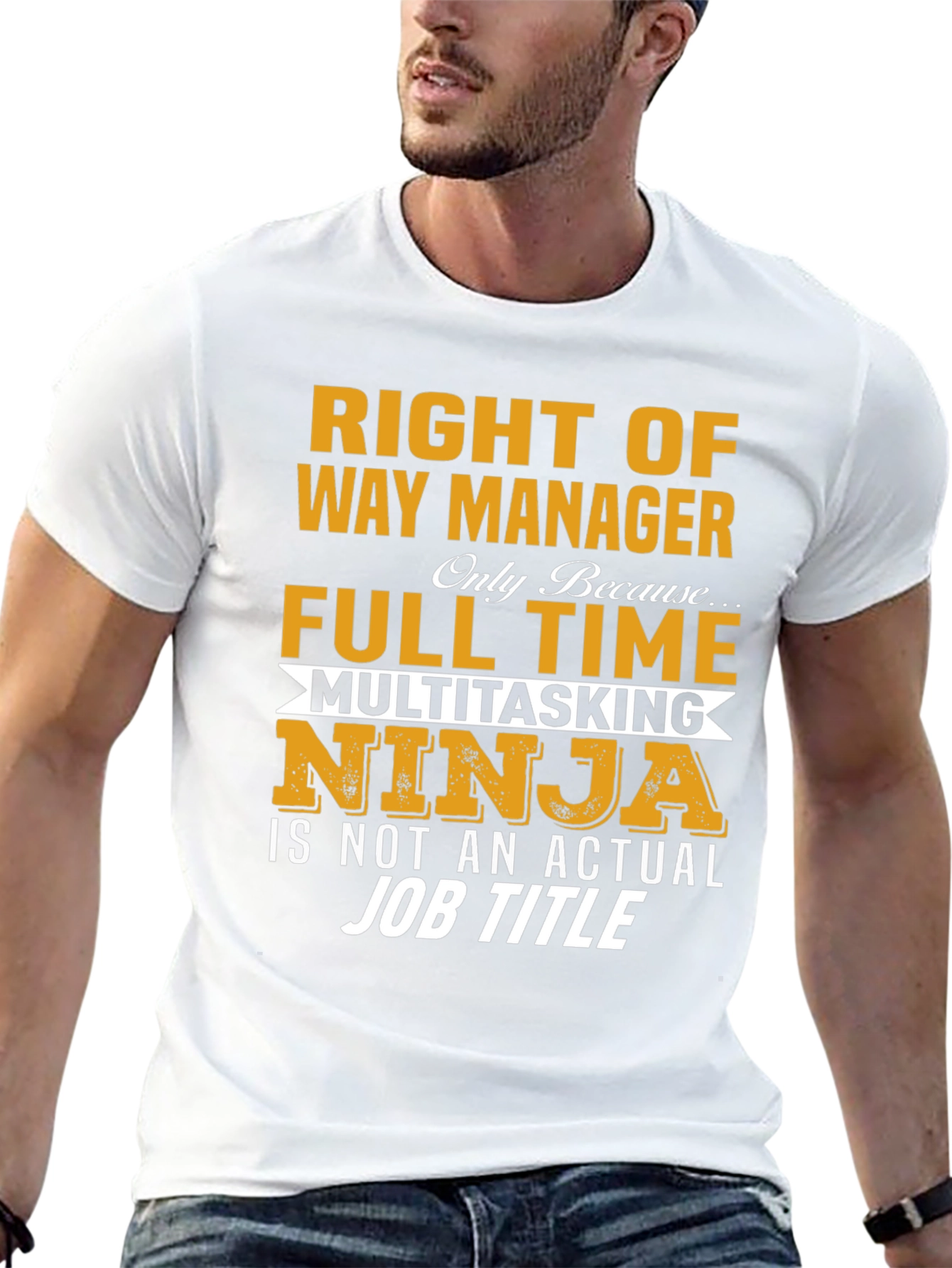 Right of Way Manager Full Time Ninja T-Shirt