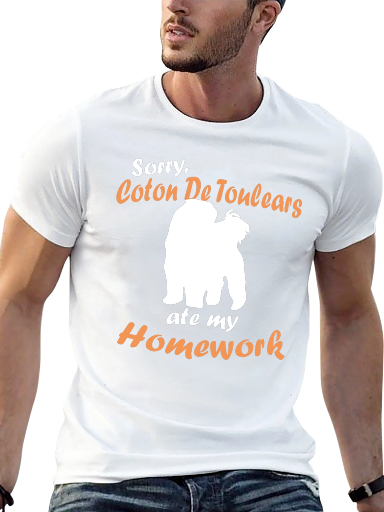 Coton De Tulear Ate My Homework T-Shirt – Funny Dog Lover Tee Gift