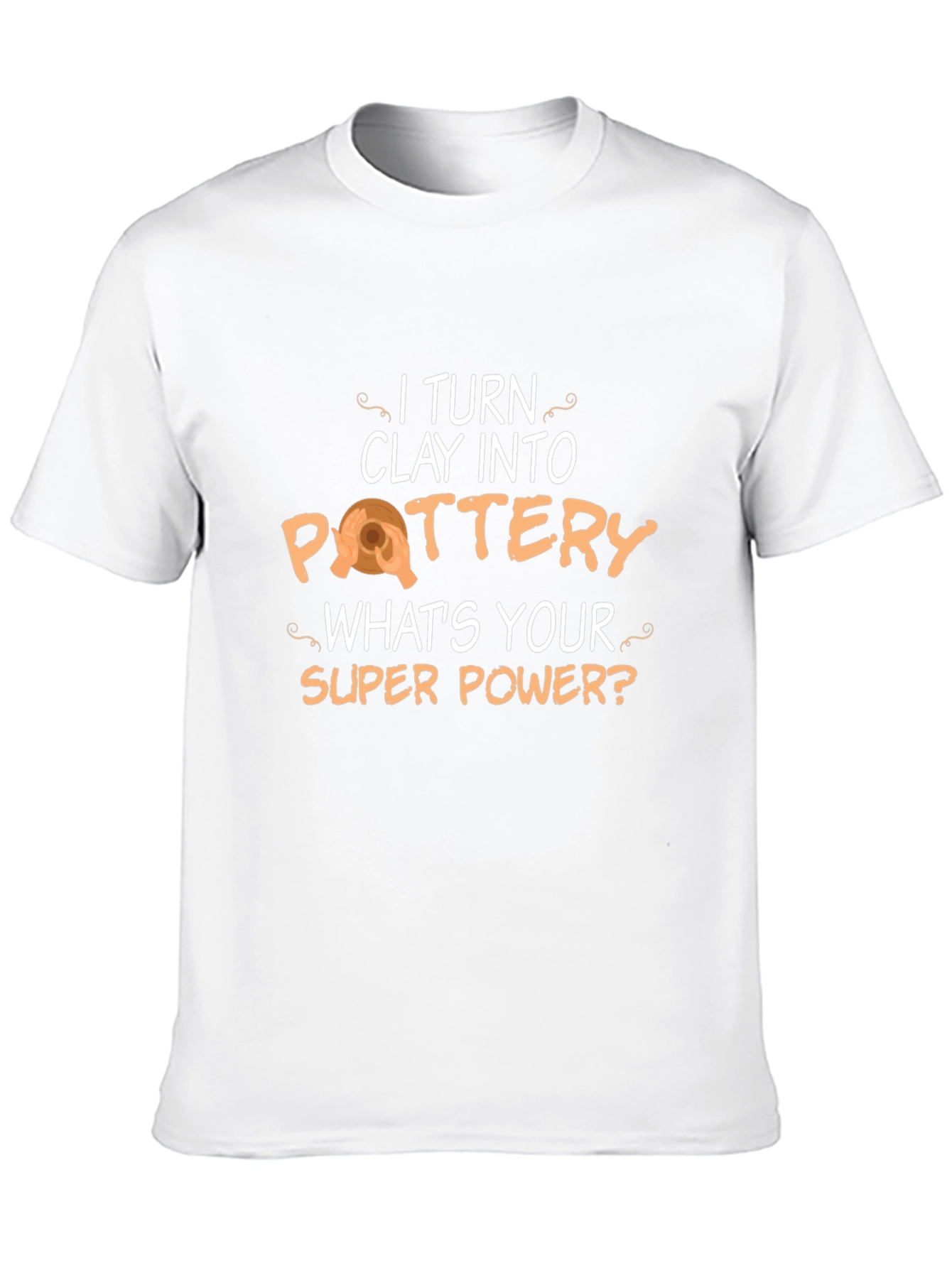 Pottery Super Power T-Shirt - Black Cotton Tee