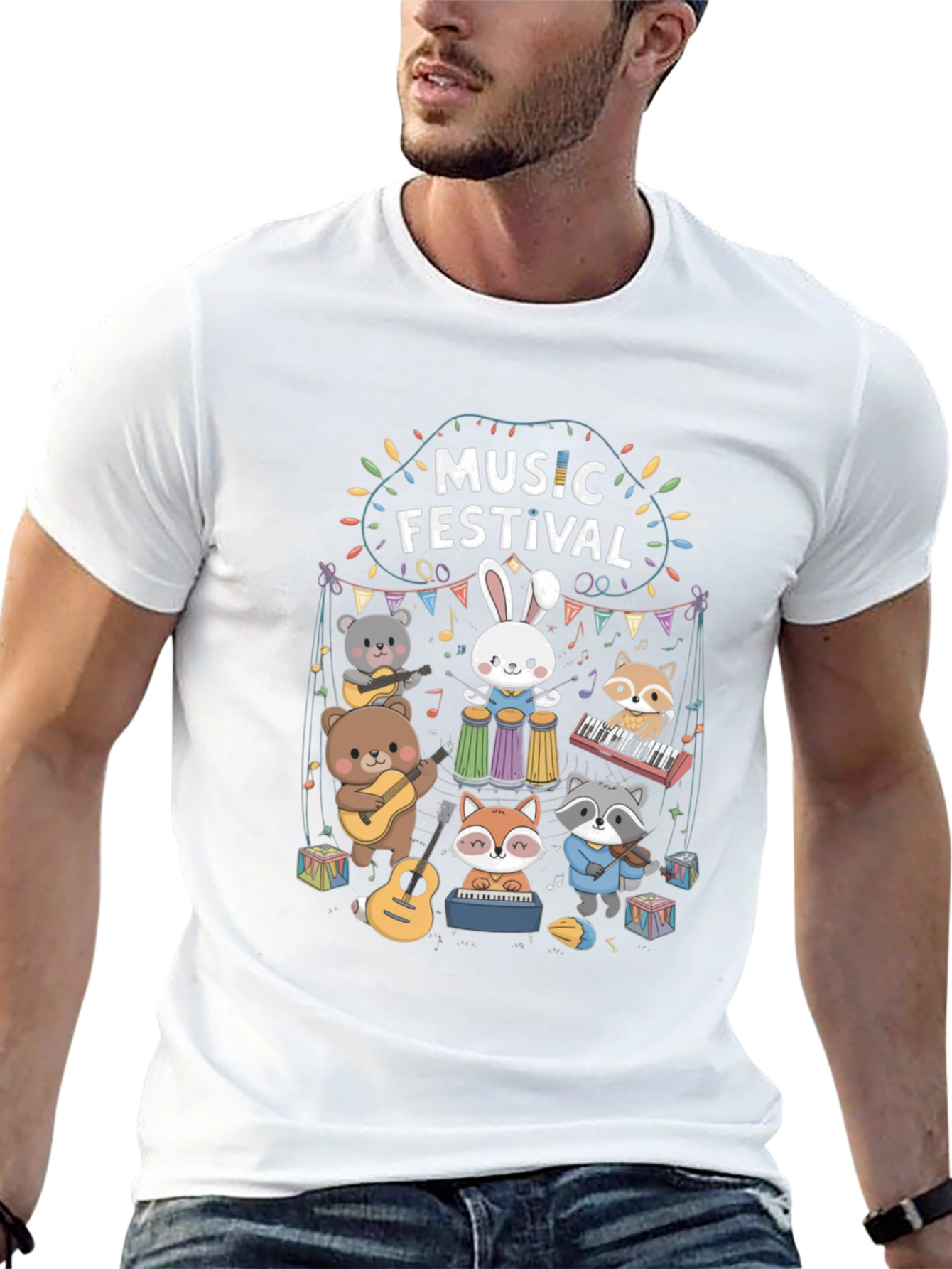 Music Festival Animal Band T-Shirt