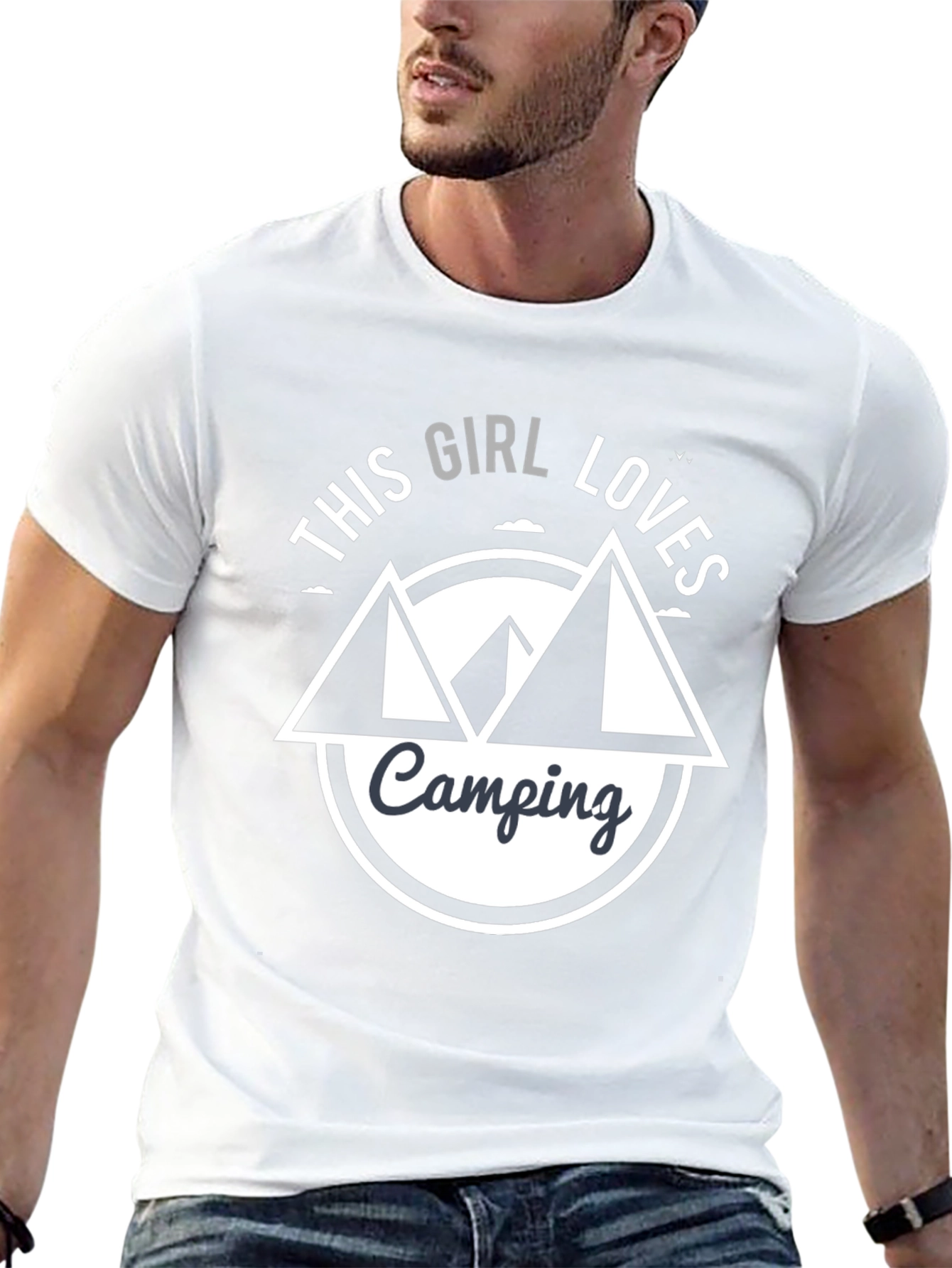 Camping Lover Graphic Tee - This Girl Loves Camping