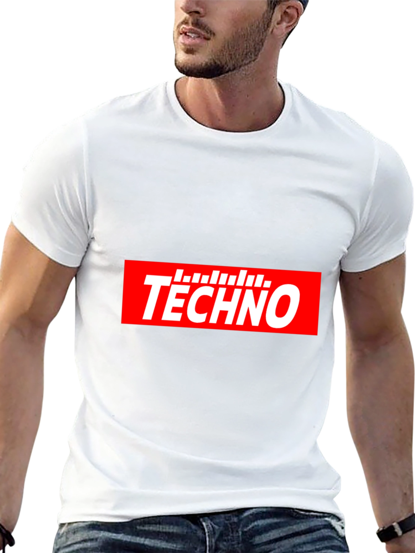 Techno Graphic Tee - Classic Black T-Shirt