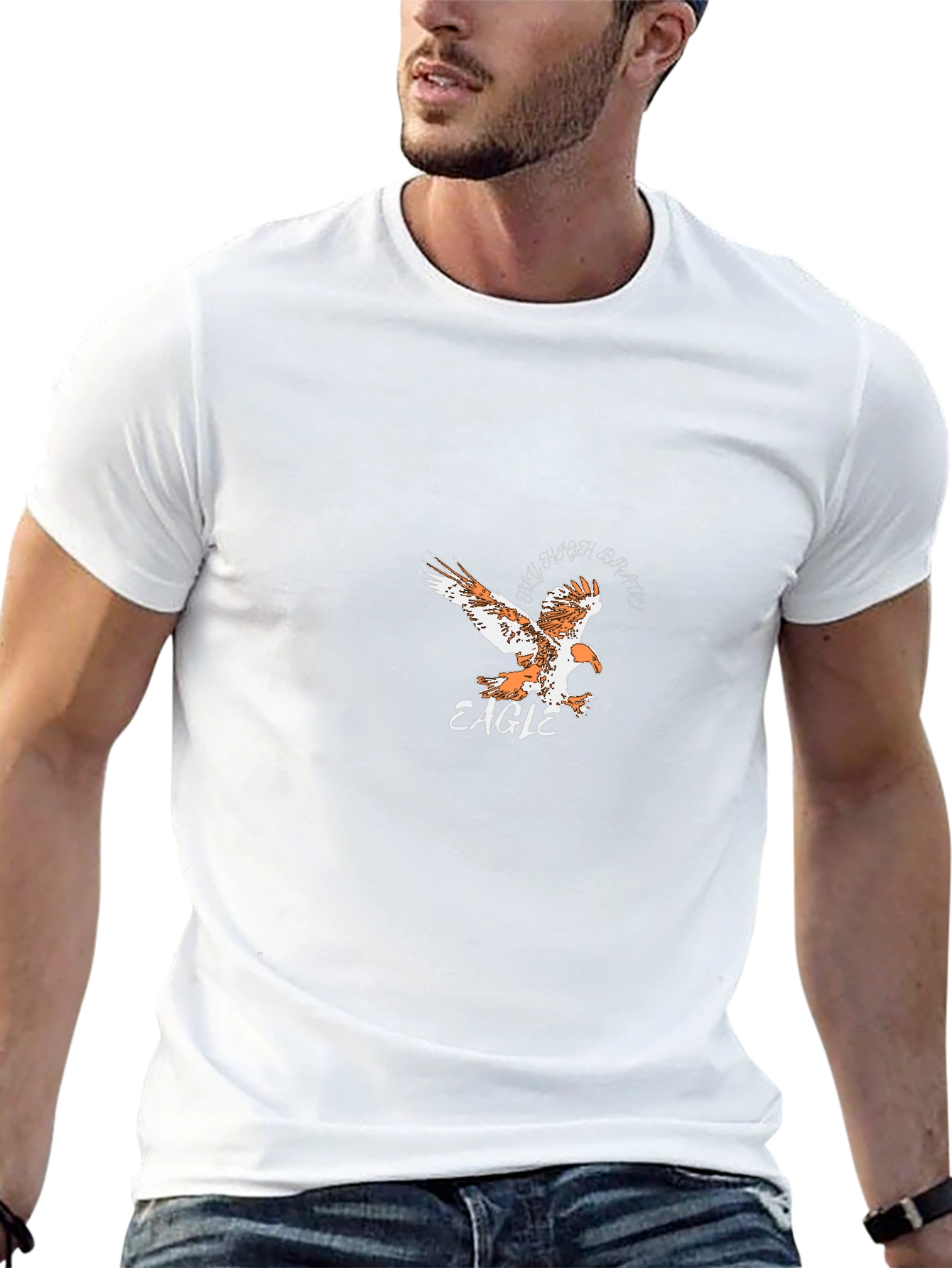 Eagle Graphic Black T-Shirt