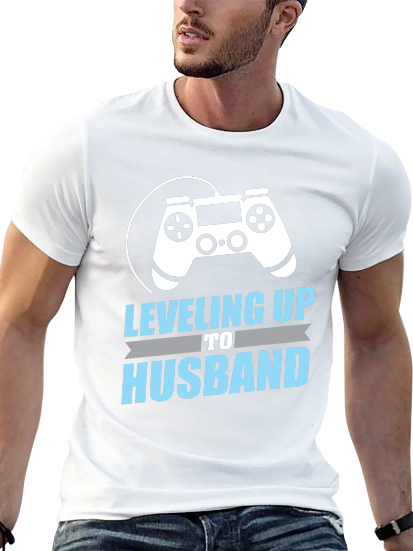 Leveling Up to Husband Gamer T-Shirt