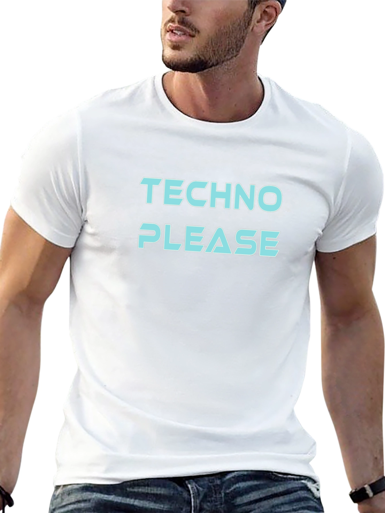 Techno Please Black T-Shirt