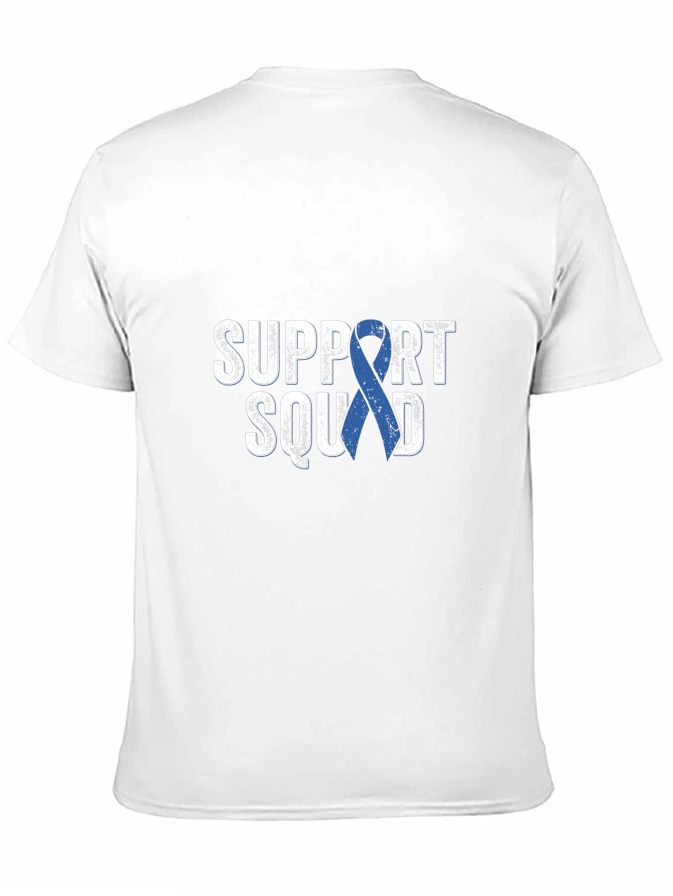 Support Squad T-Shirt - Blue Ribbon Graphic Tee