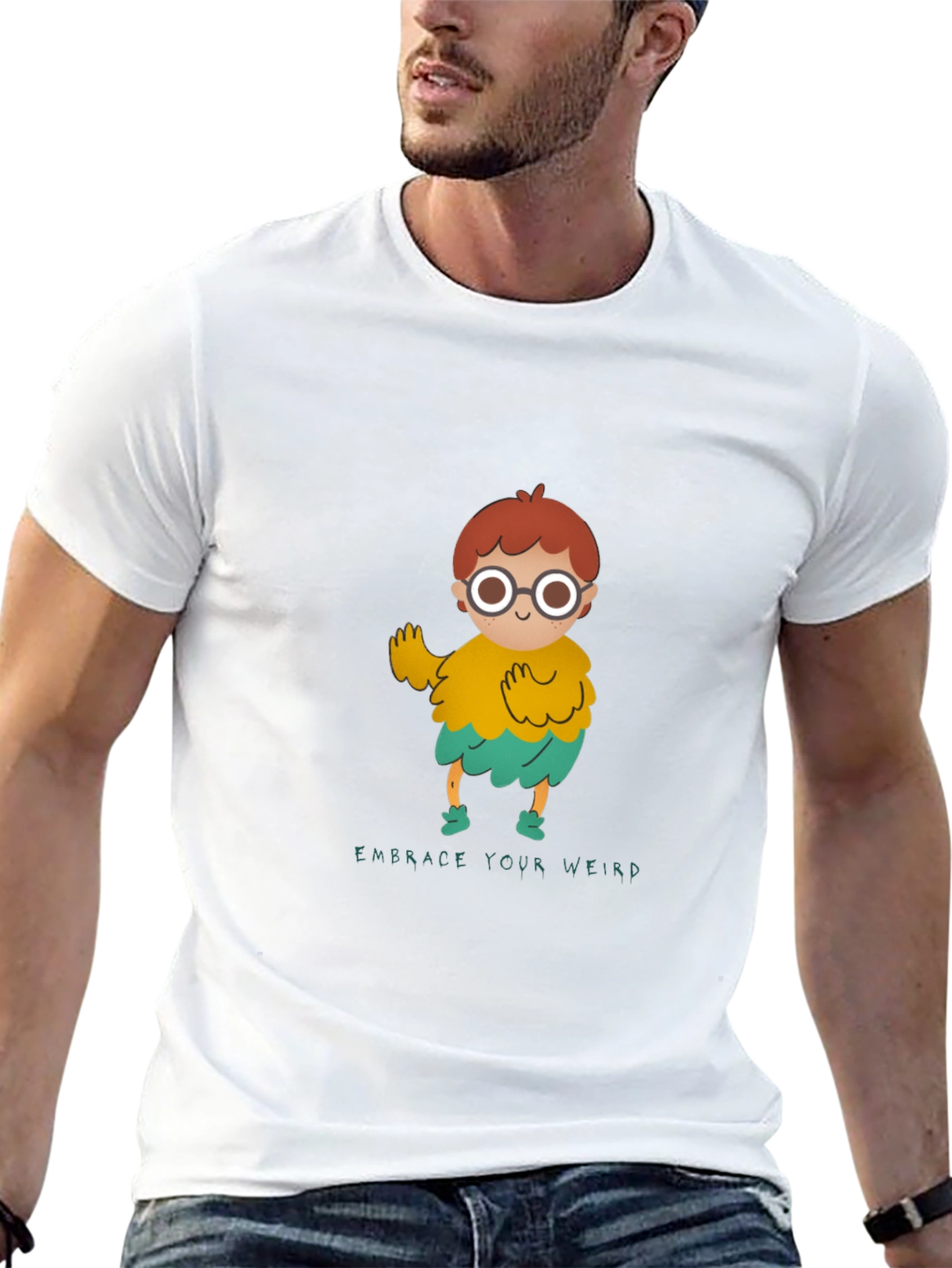 Embrace Your Weird Graphic Tee - Quirky Cute T-Shirt