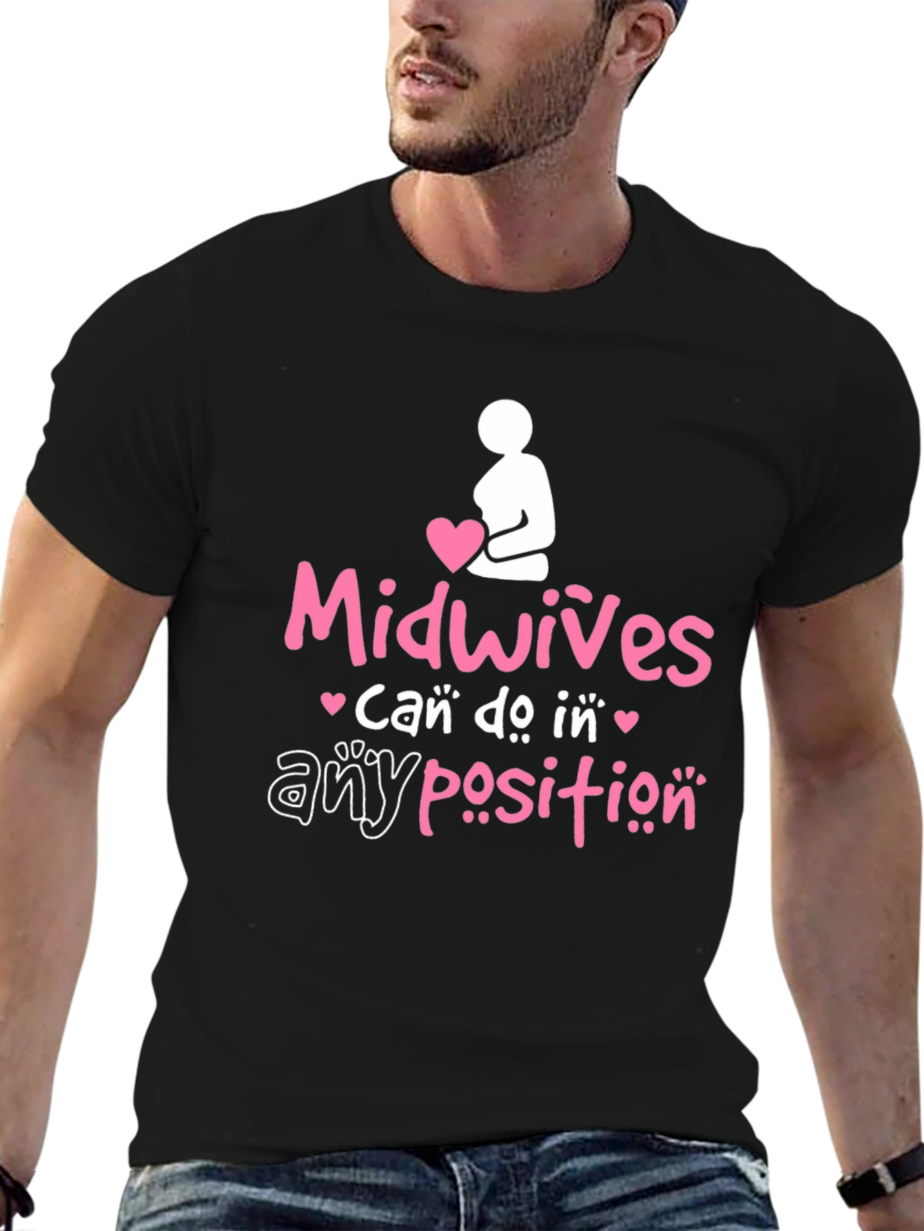 Midwives Can Do It T-Shirt - Funny Maternity Tee