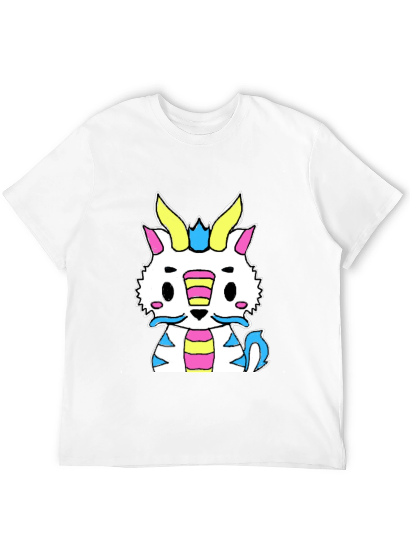 Anime-Style Kawaii Creature Graphic Tee