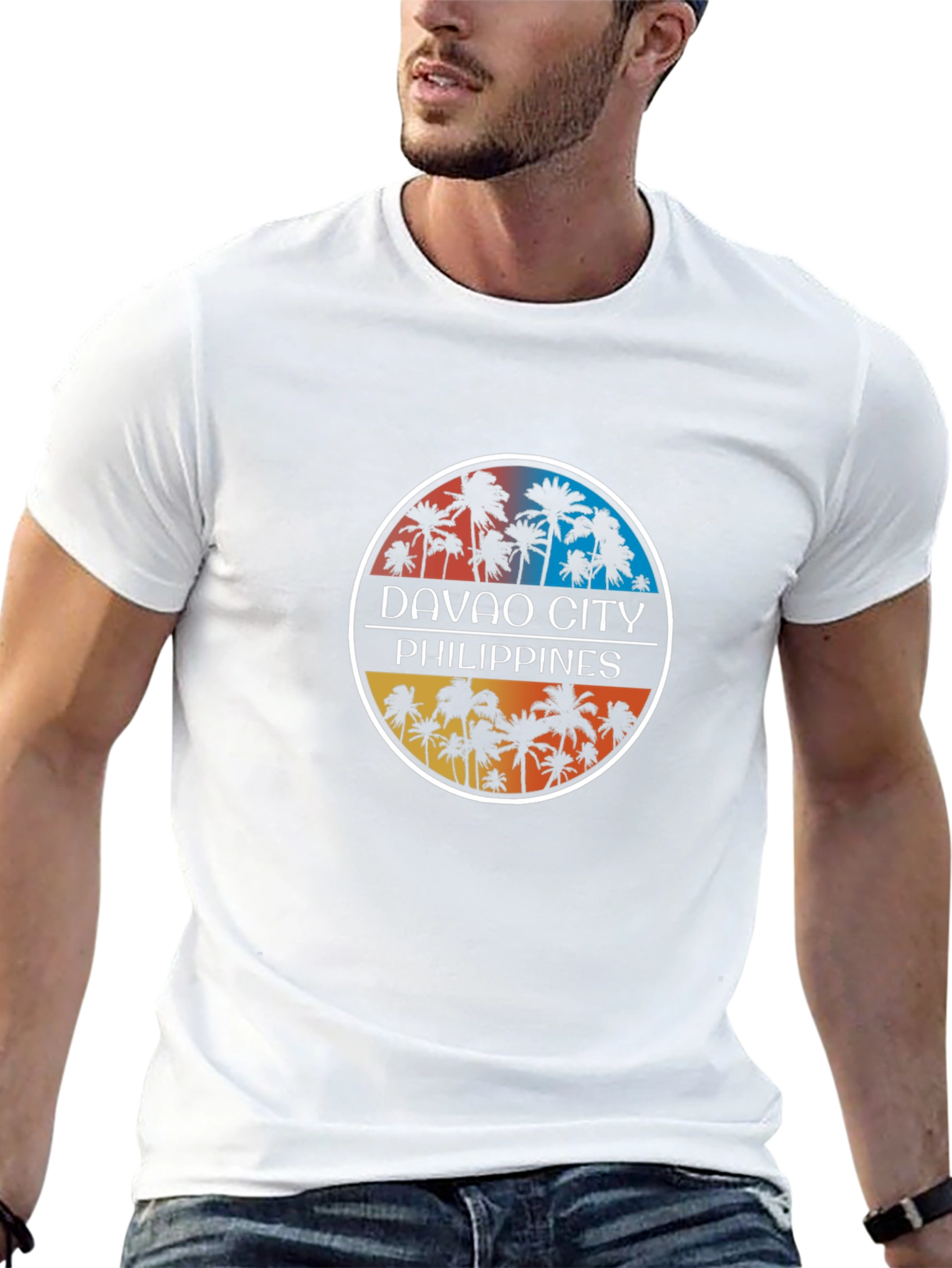 Davao City Philippines Palm Tree T-Shirt