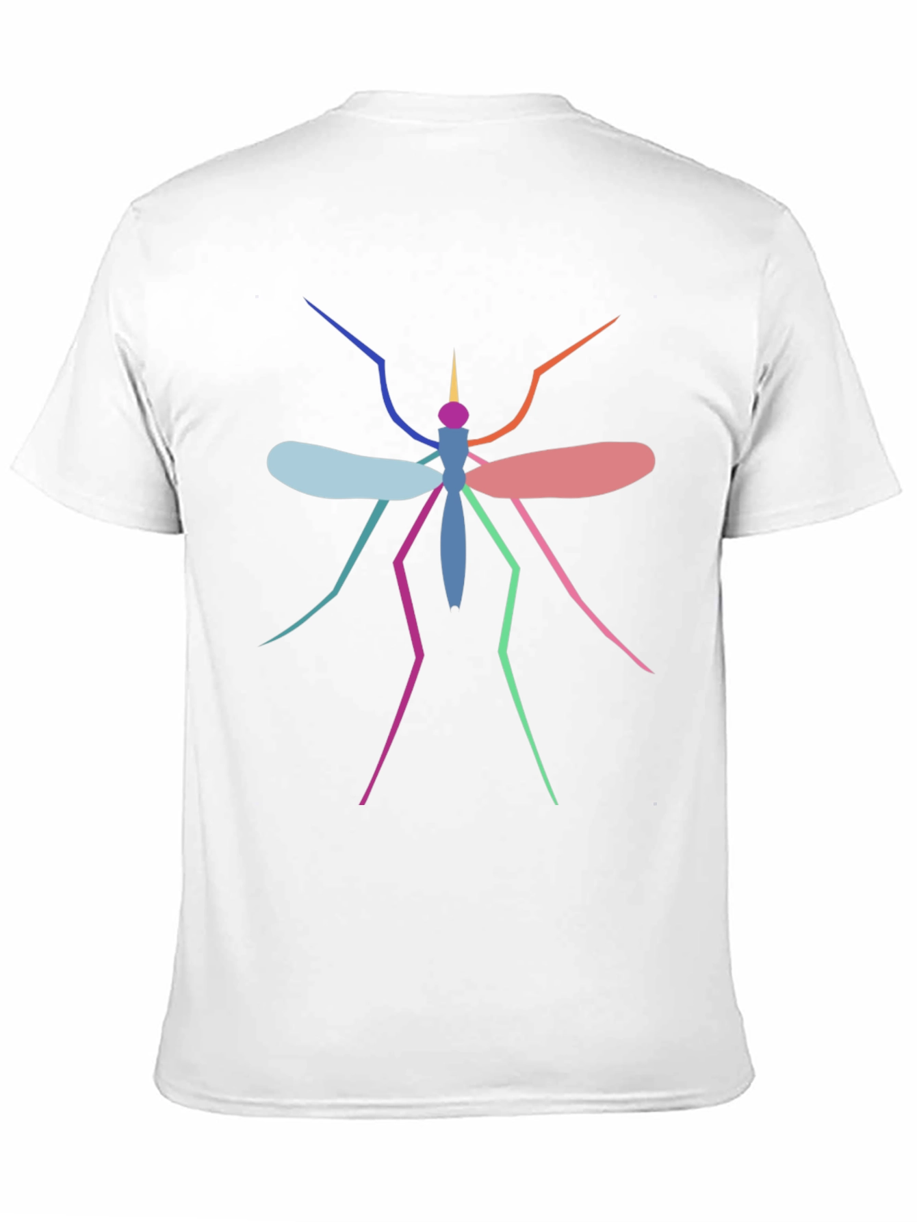 Geometric Mosquito Graphic T-Shirt
