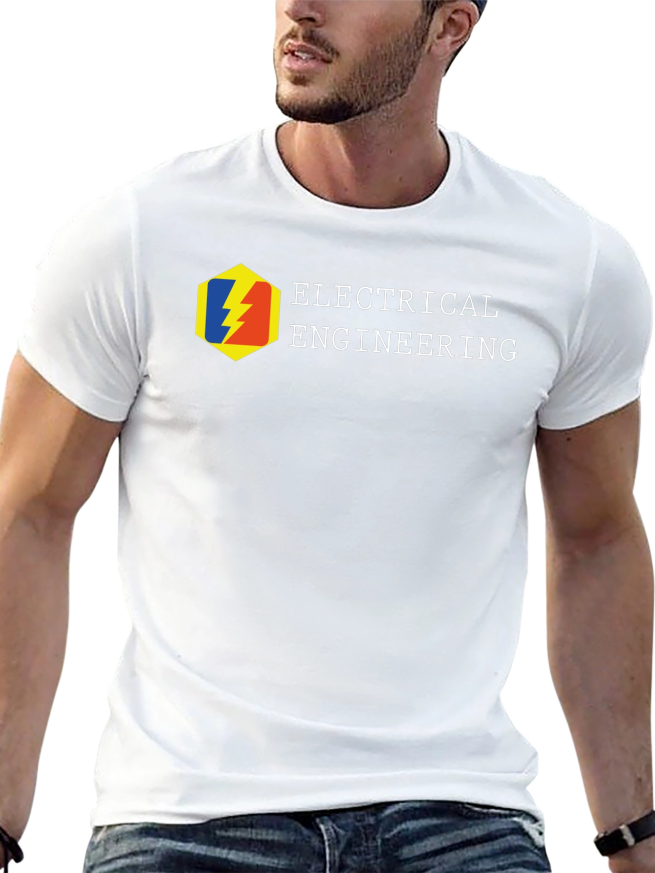 Electrical Engineering Graphic Tee - Black Cotton T-Shirt