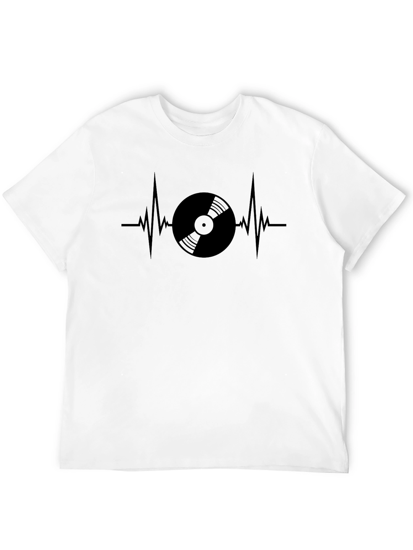 Vinyl Record Heartbeat T-Shirt