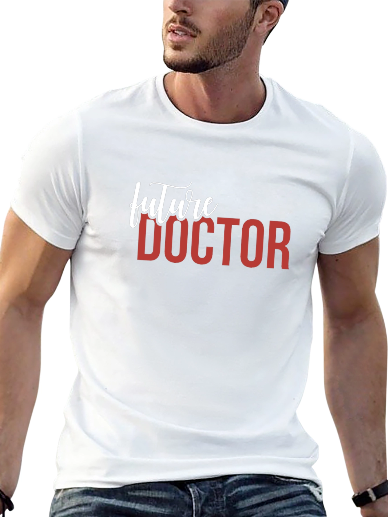 Future Doctor Graphic T-Shirt - Black