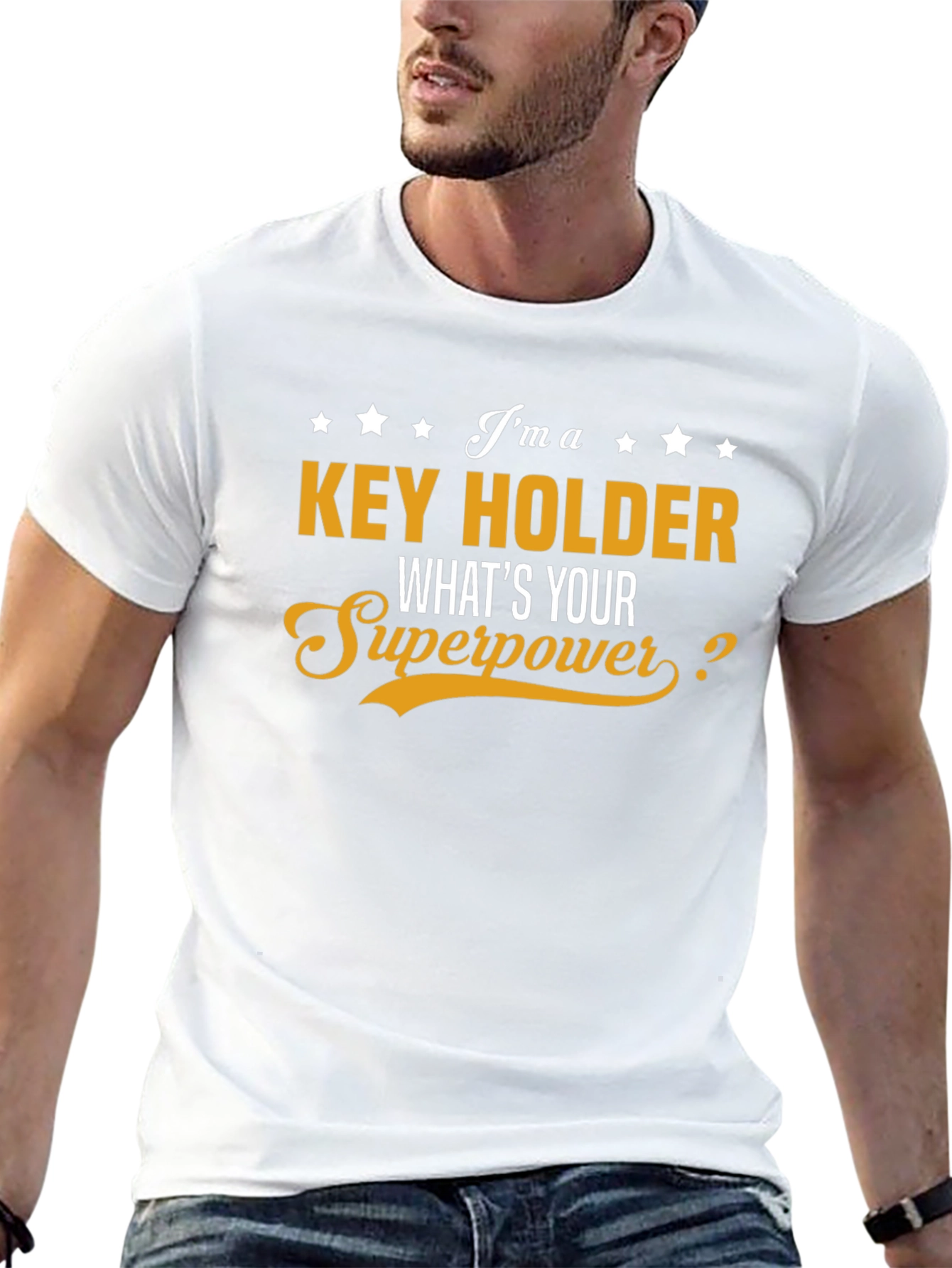 Key Holder Superpower Graphic T-Shirt