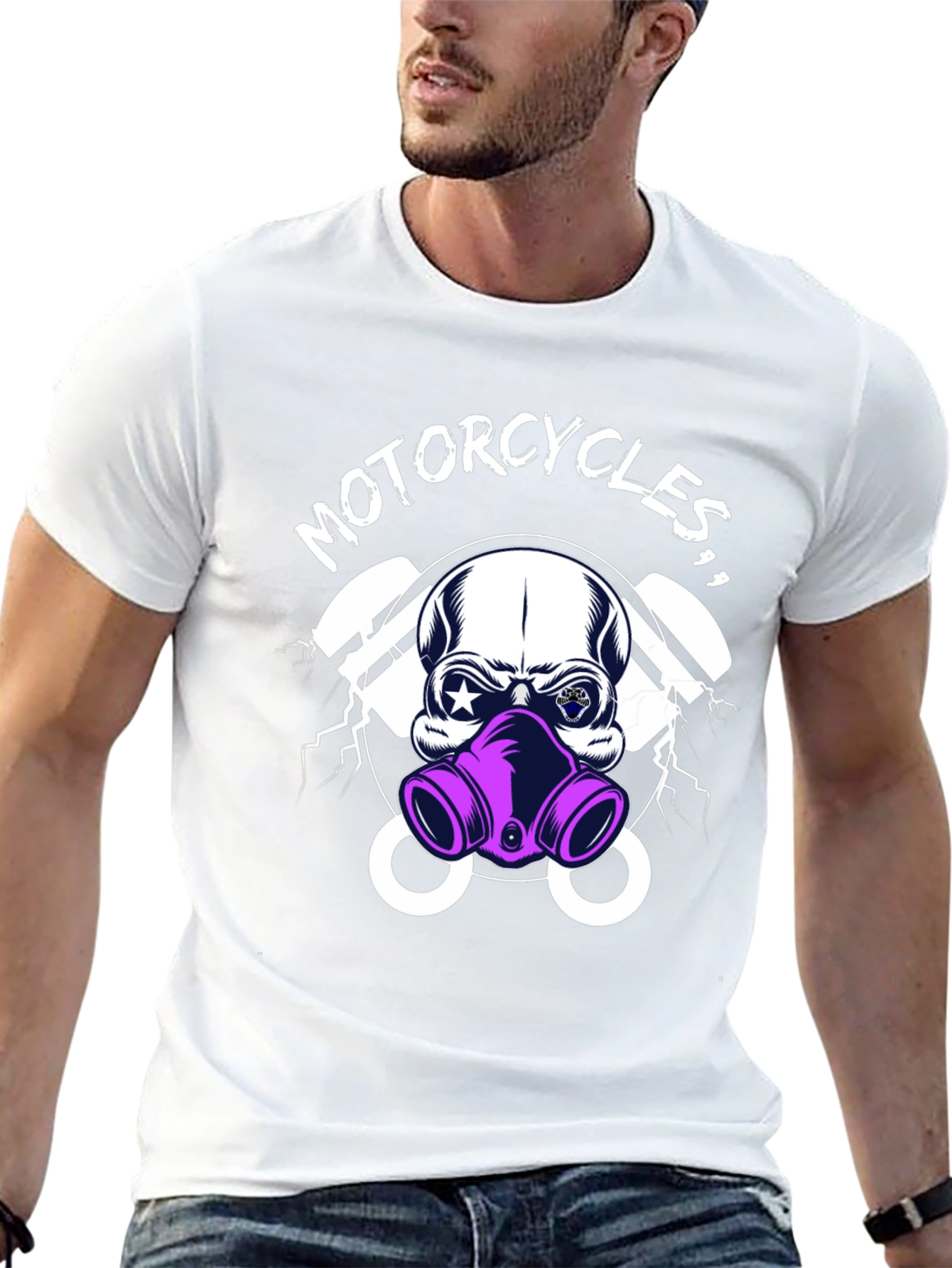Skull Motorcycles T-Shirt