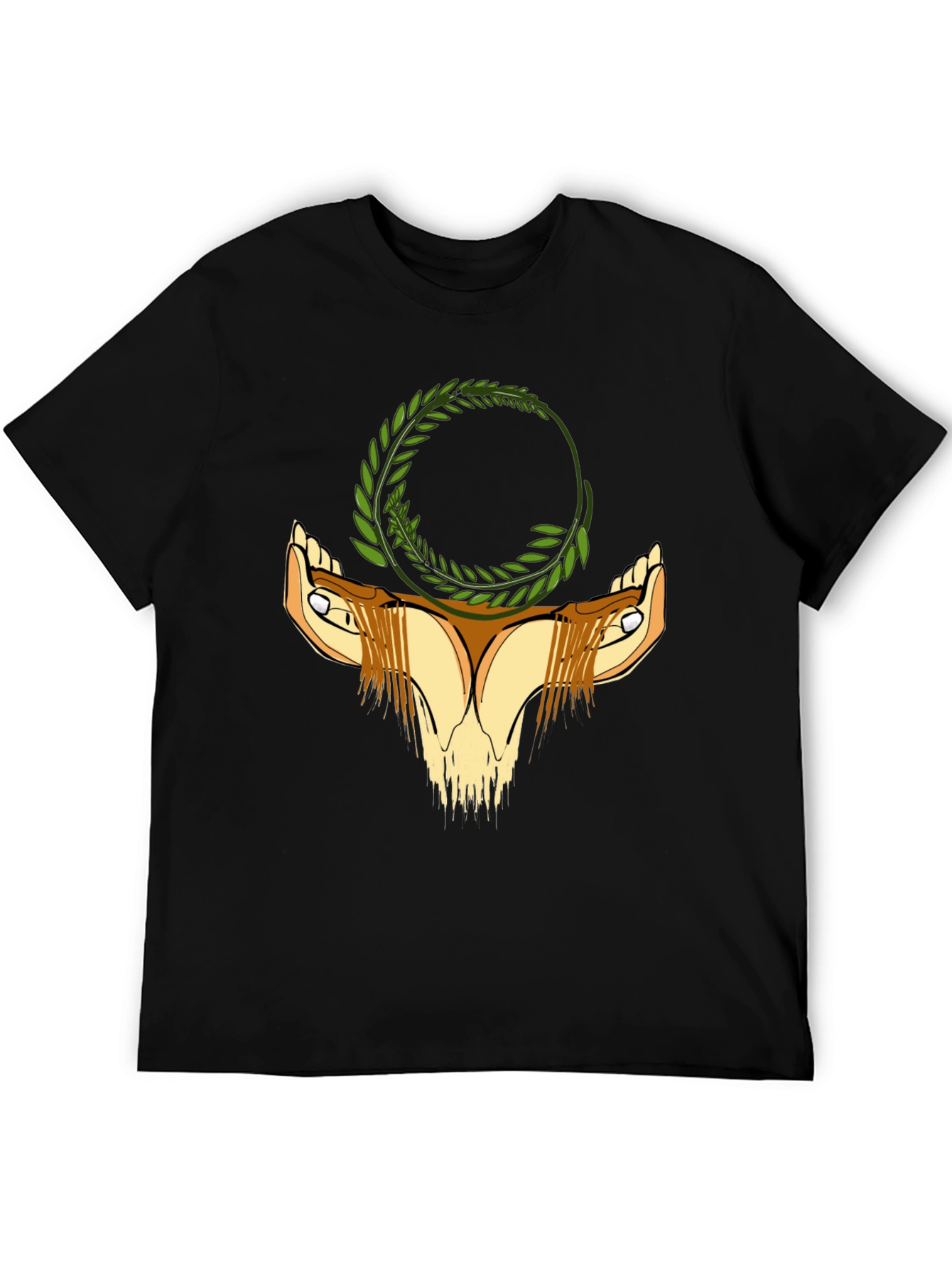 Nature Hands Graphic Tee - Black